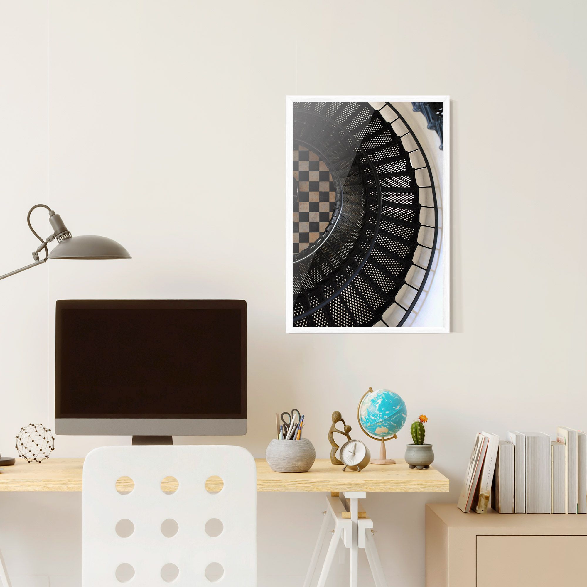 Beautiful Black Stairs mockup 6