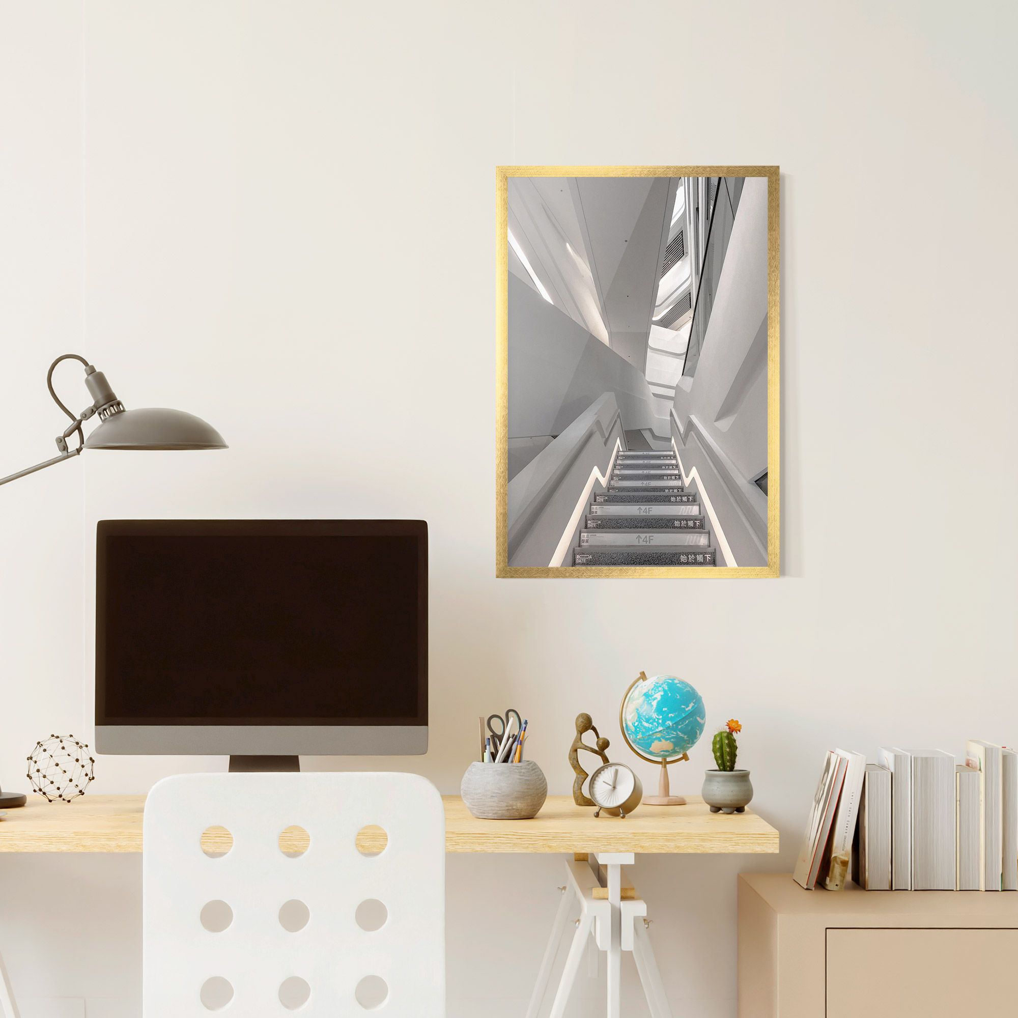 White Line Stairs mockup 6