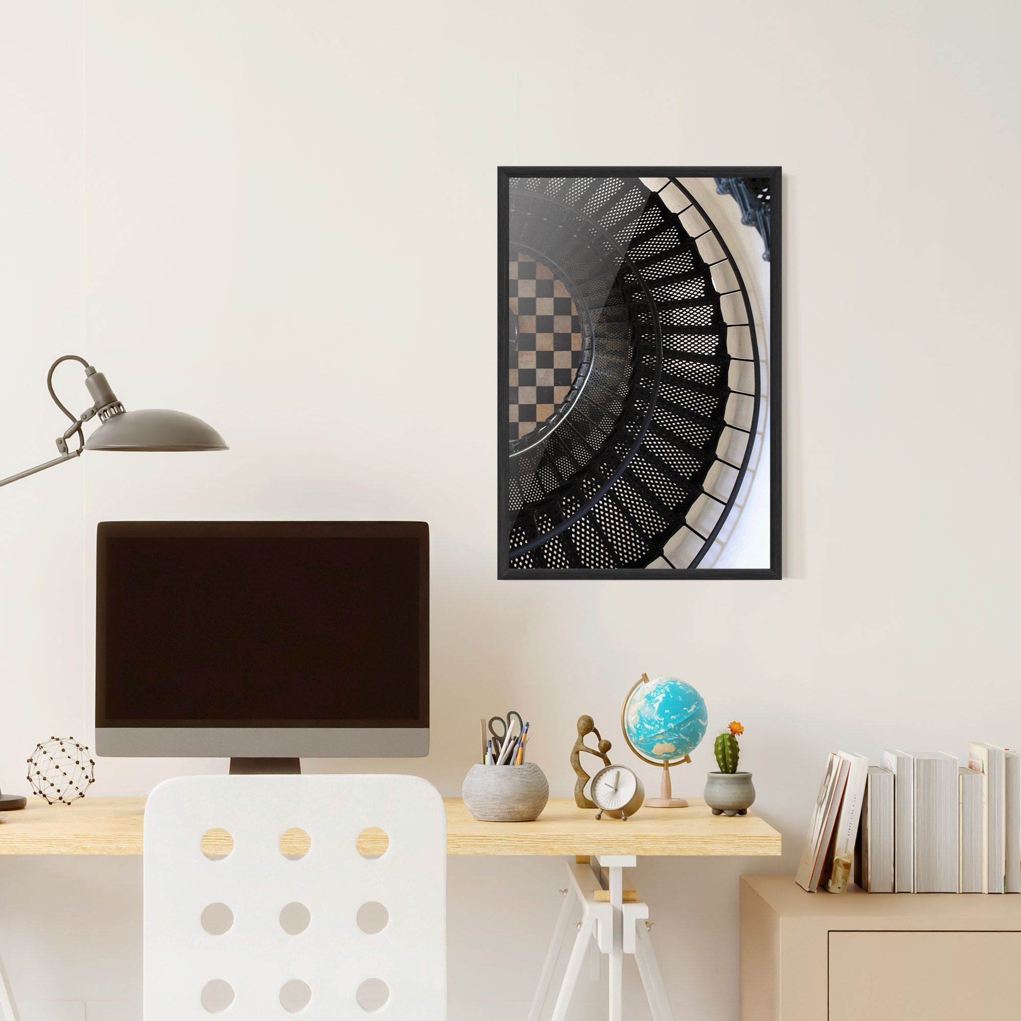 Beautiful Black Stairs mockup 6