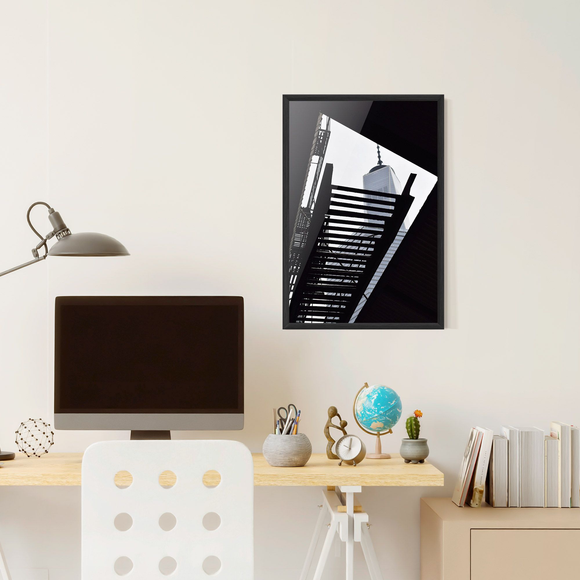 Black Stairs Floating mockup 6