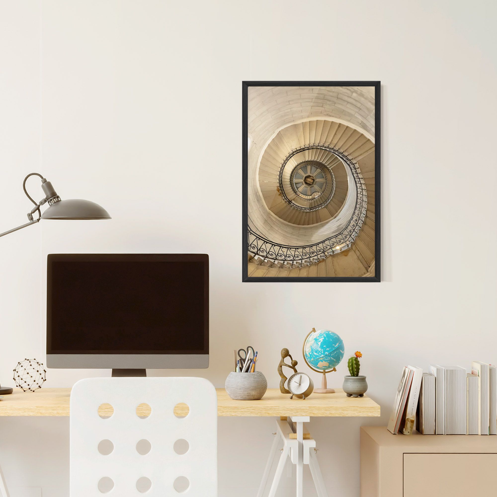 Cream Down Stairs mockup 6