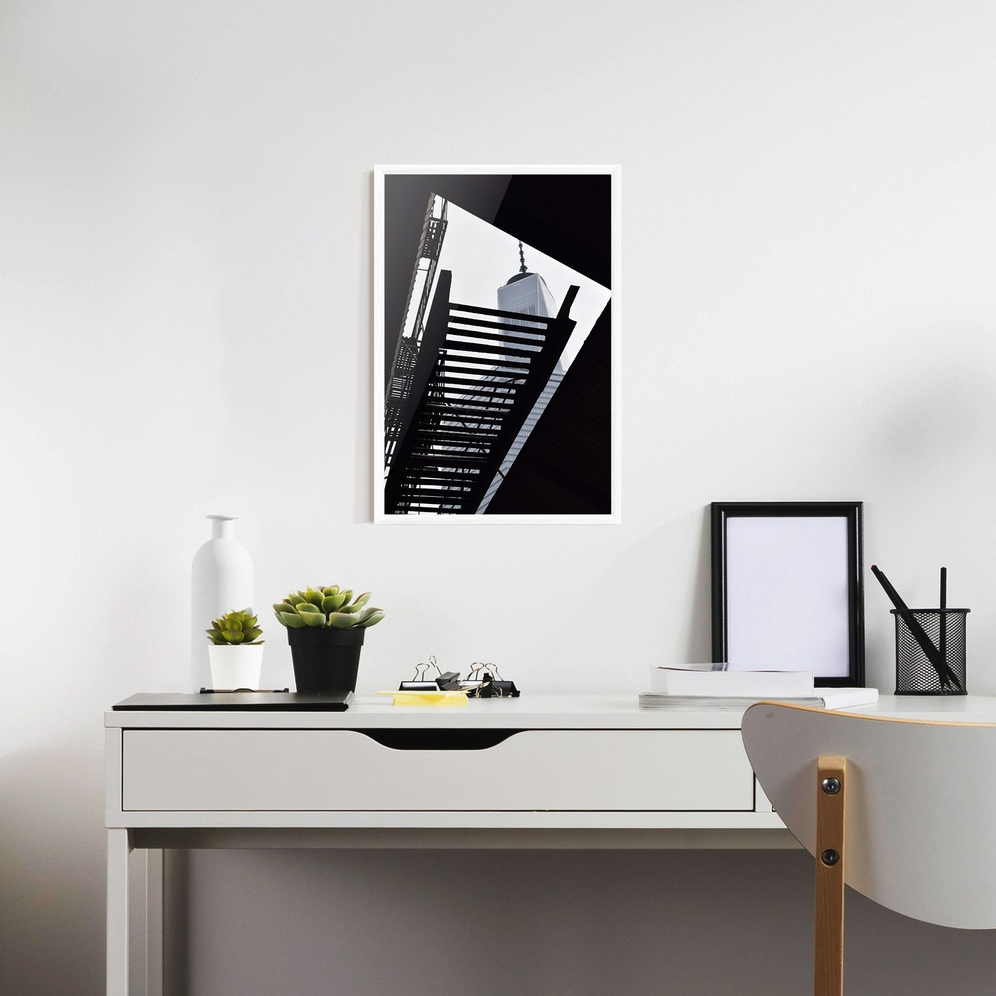 Black Stairs Floating mockup 7