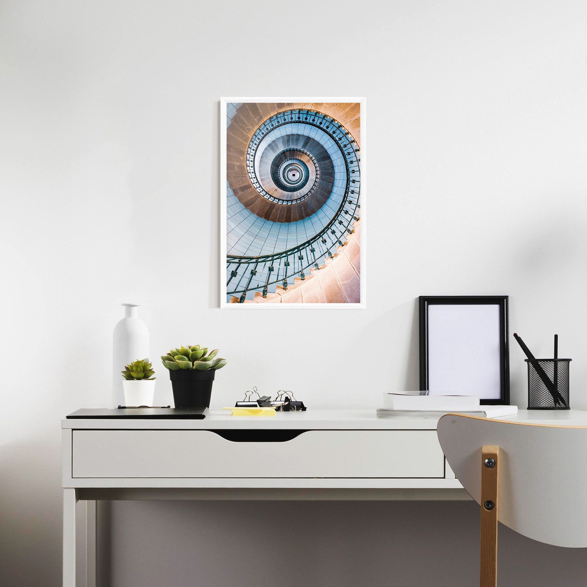 Blue Opaline Stairs mockup 7