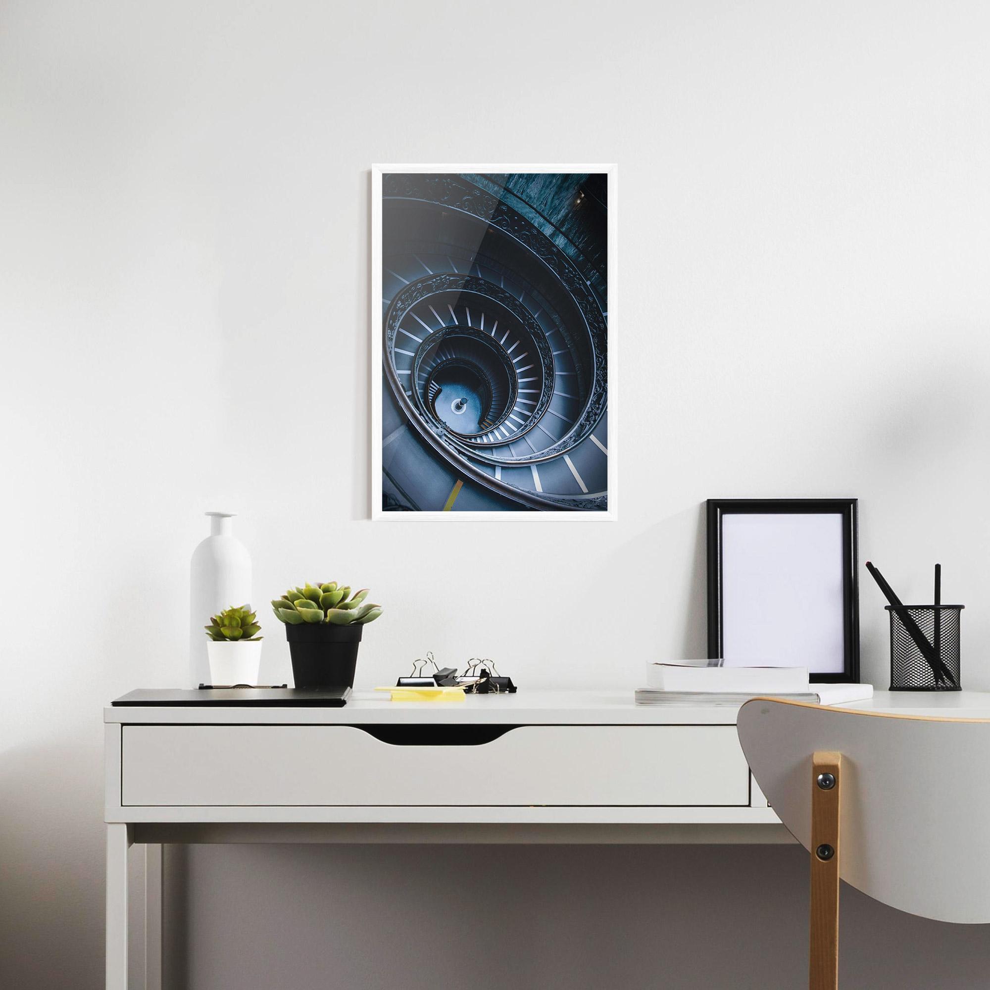 Gerahmte Poster Spiral Museum mockup 7