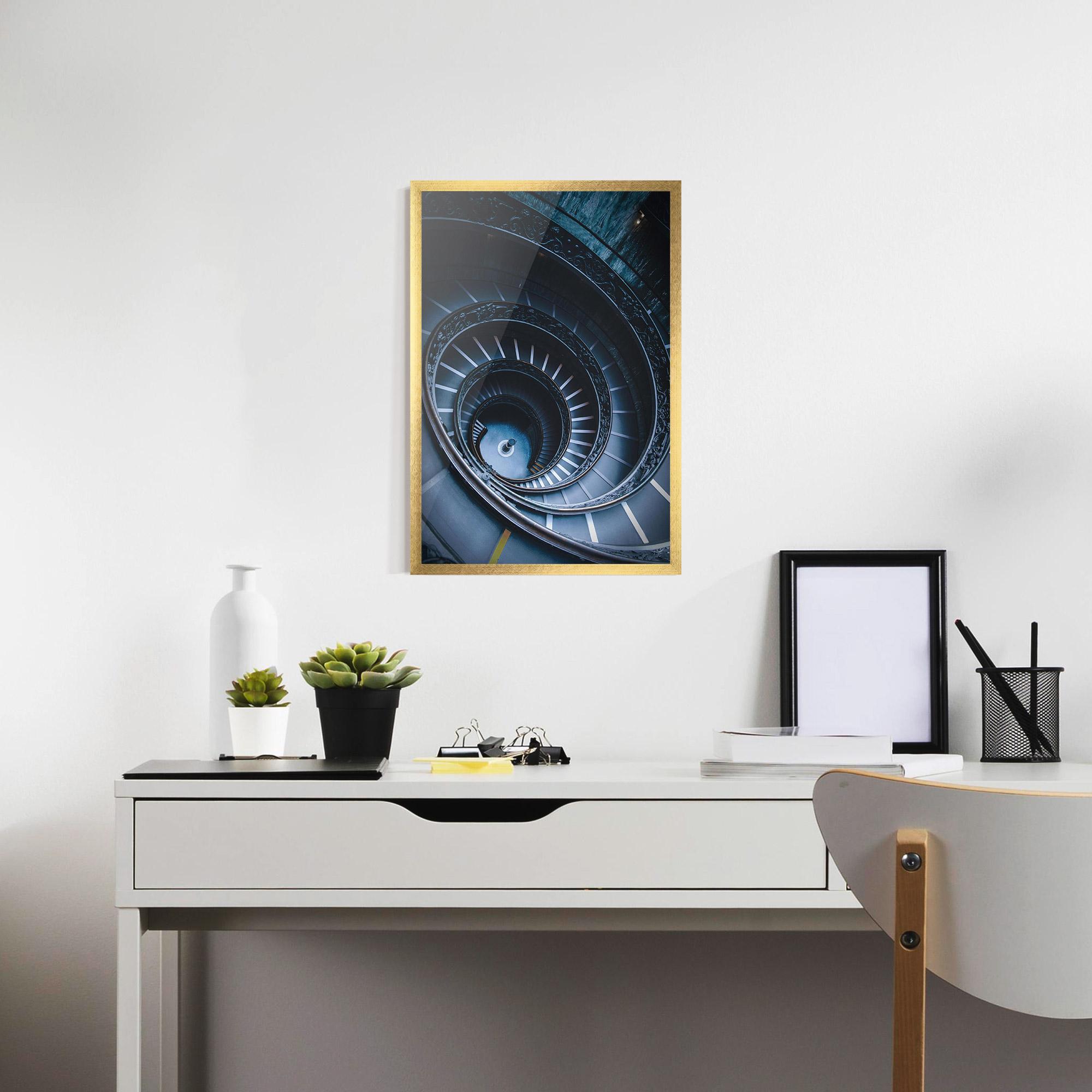 Gerahmte Poster Spiral Museum mockup 7