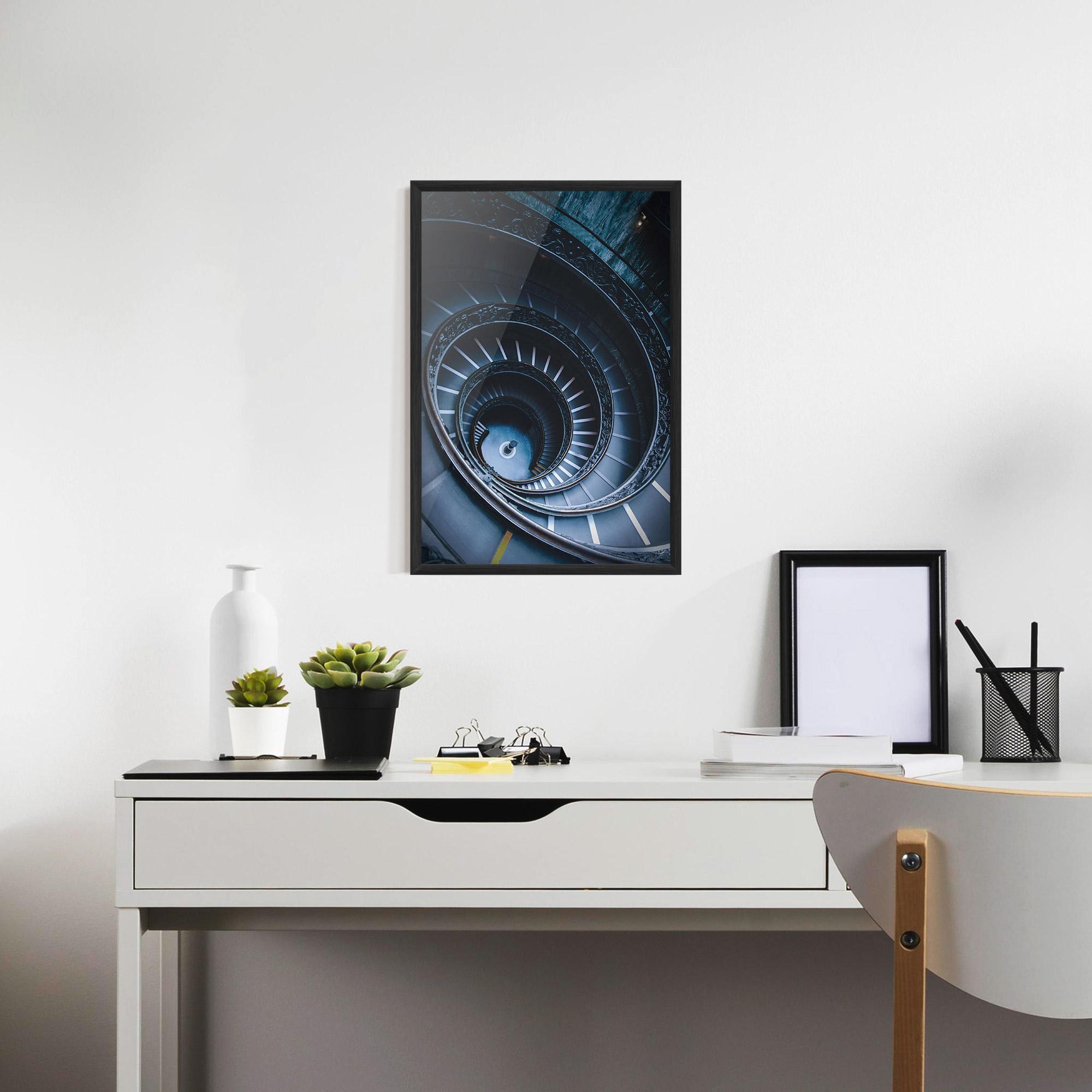 Gerahmte Poster Spiral Museum mockup 7