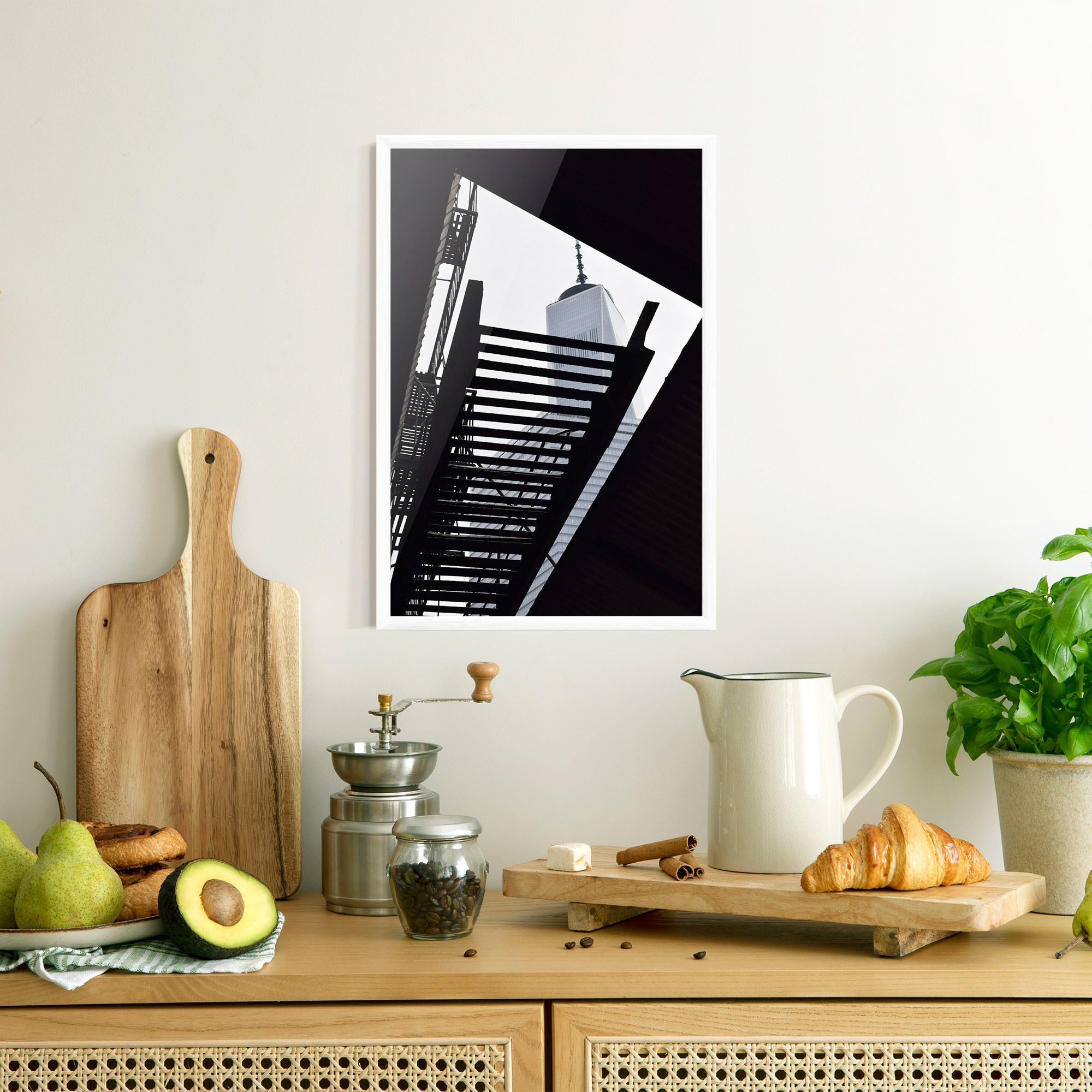 Black Stairs Floating mockup 8