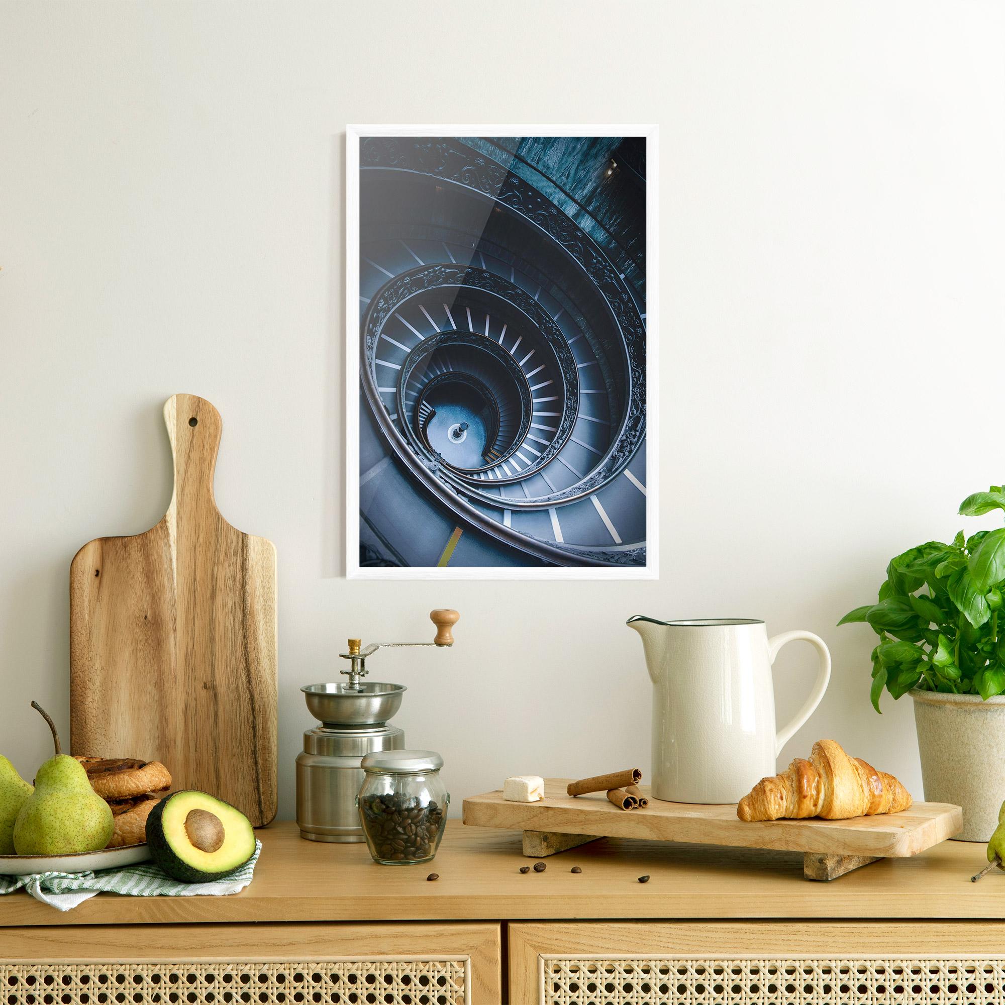 Gerahmte Poster Spiral Museum mockup 8
