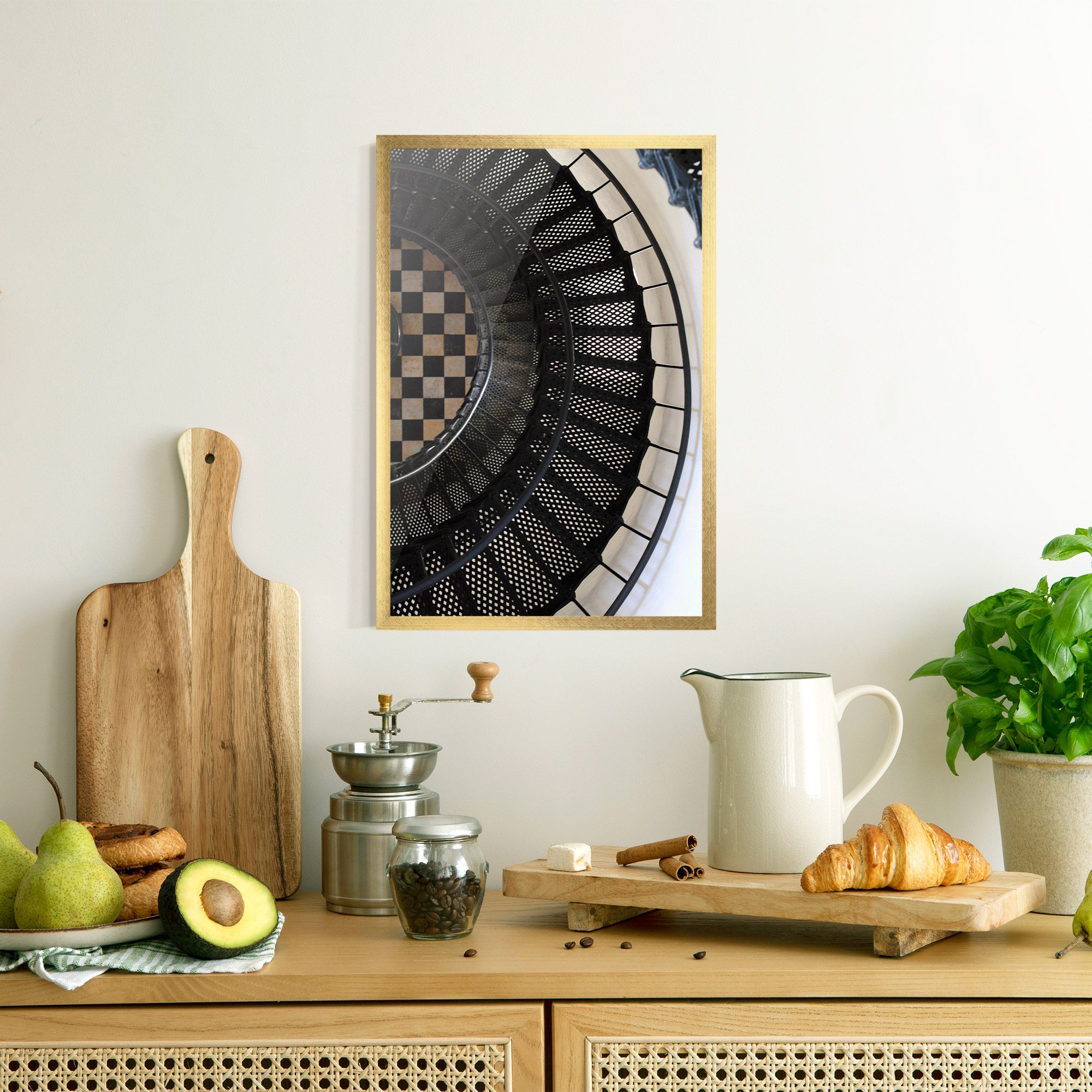 Beautiful Black Stairs mockup 8