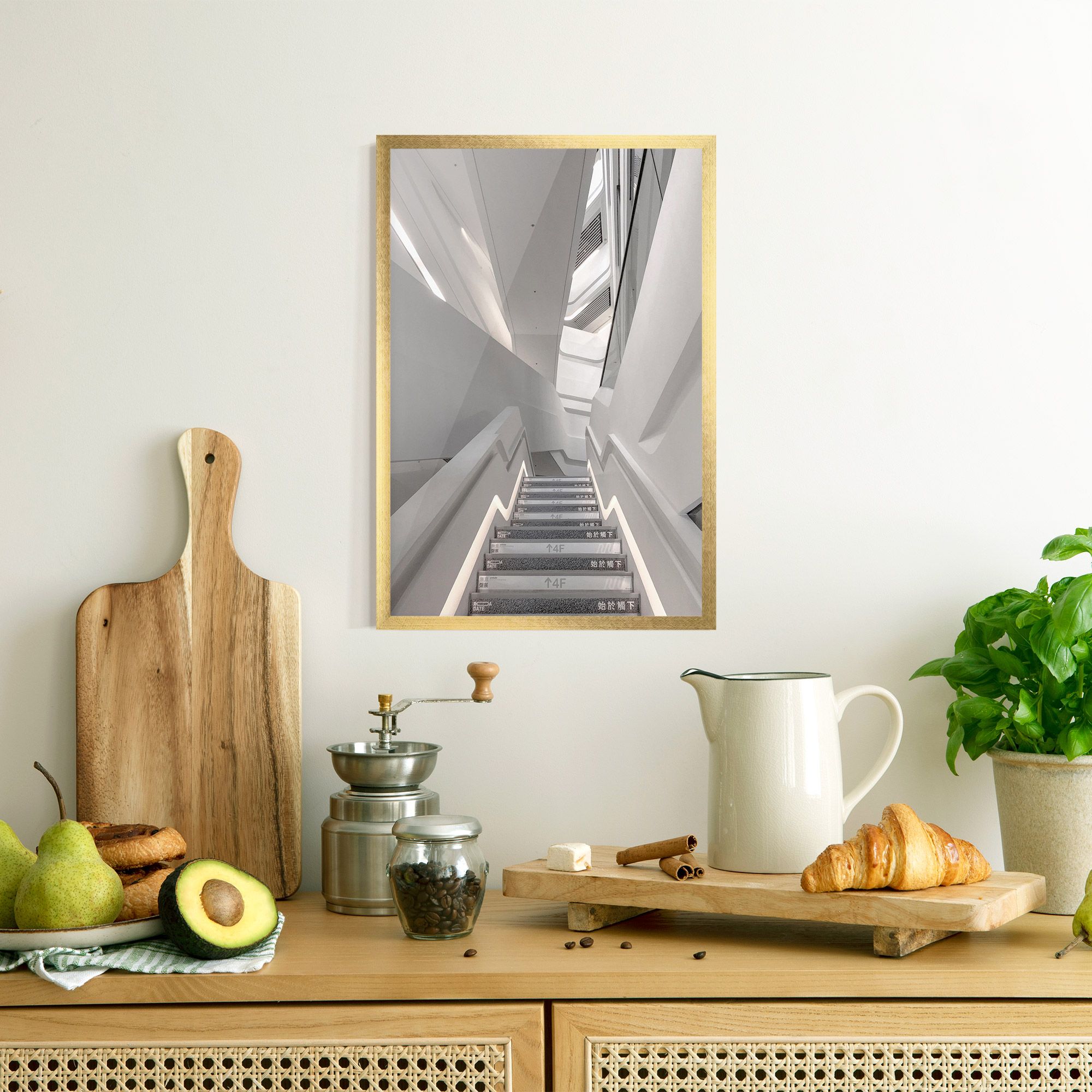 White Line Stairs mockup 8