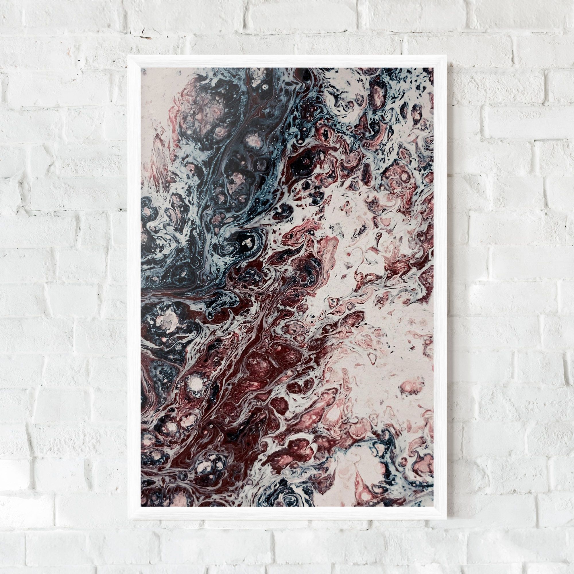 Abstract Dark Red mockup 0