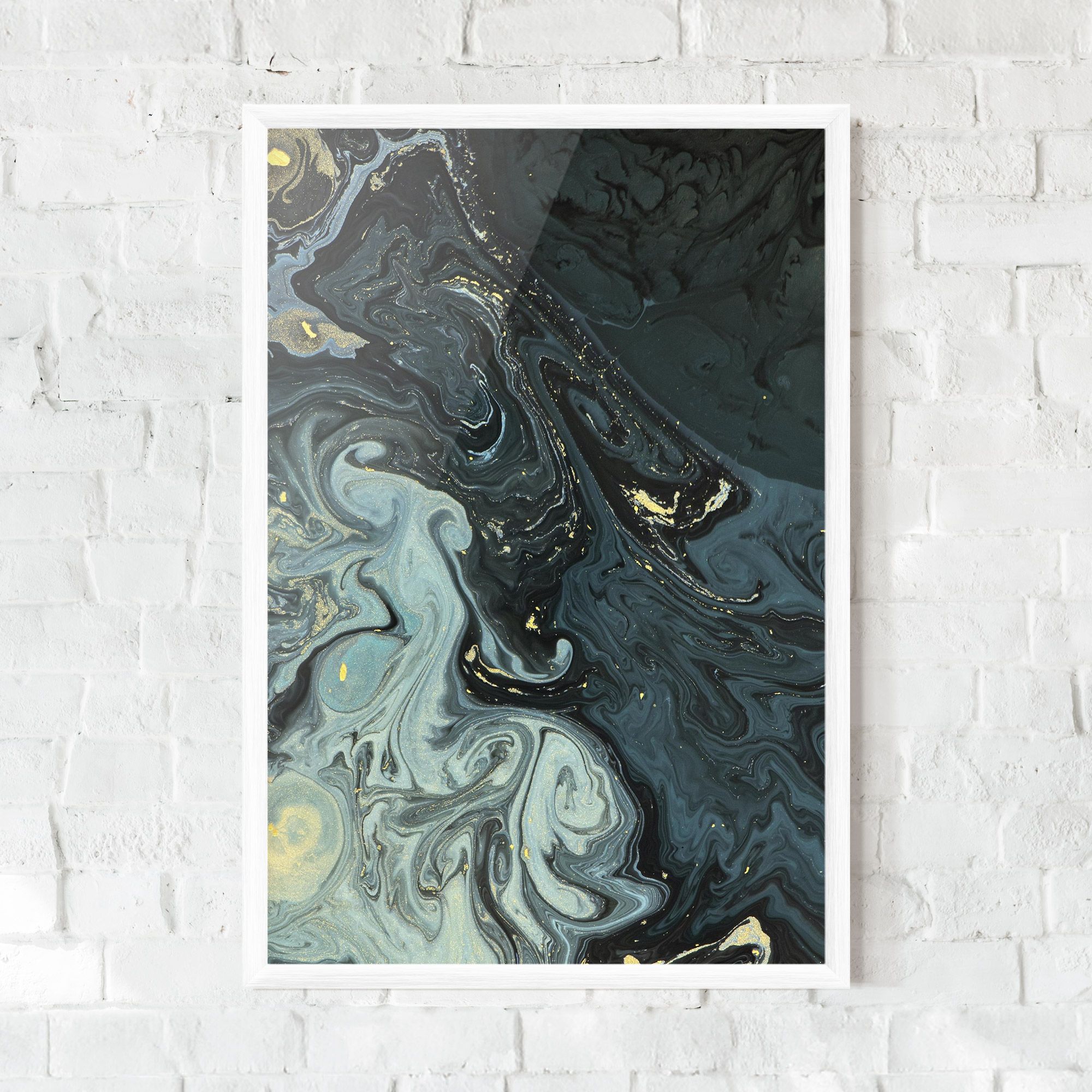 Dark Green Painting mockup 0