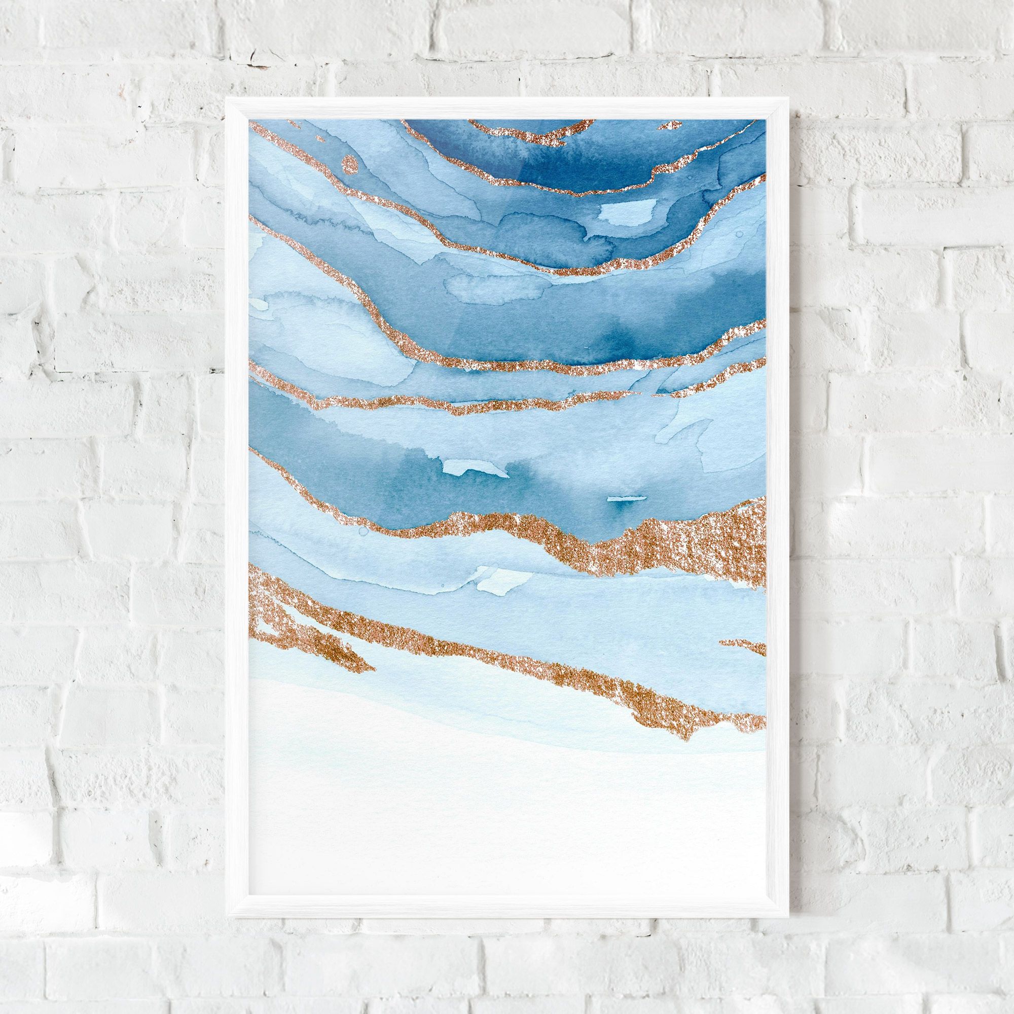 Golden Glitter Blue mockup 0