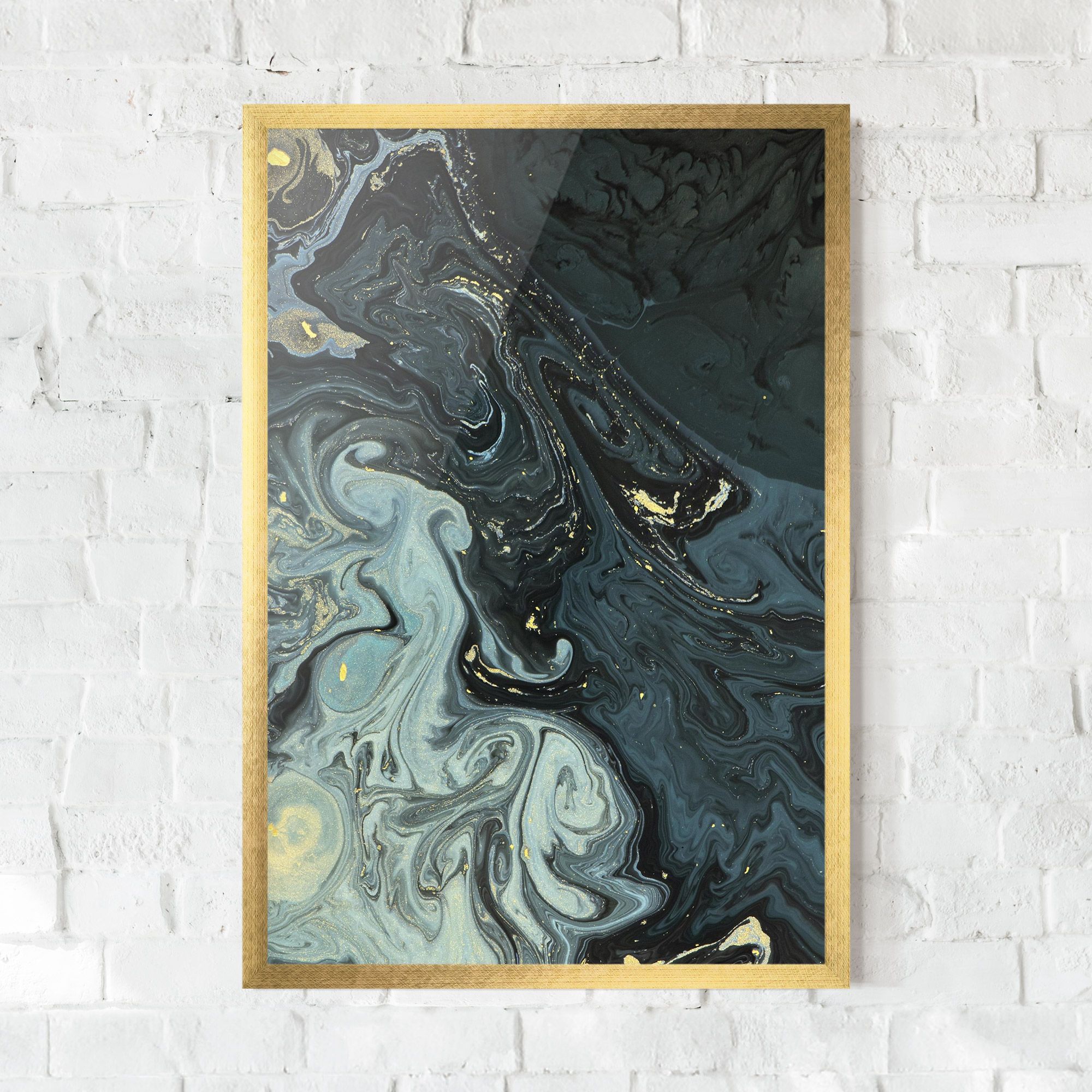 Dark Green Painting mockup 0