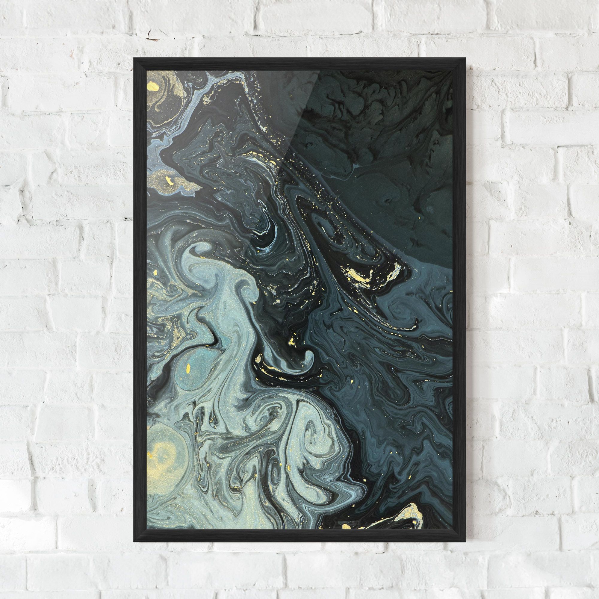 Dark Green Painting mockup 0