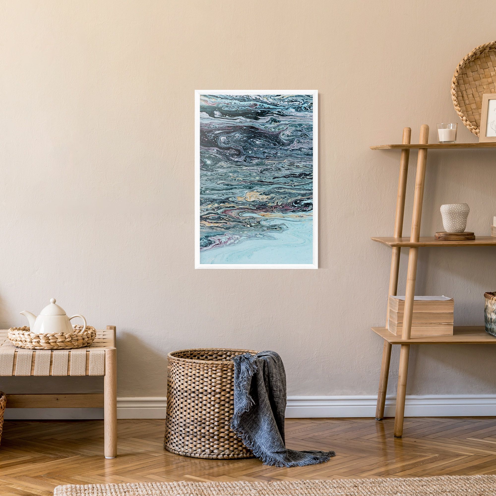 Light Blue Abstract mockup 9