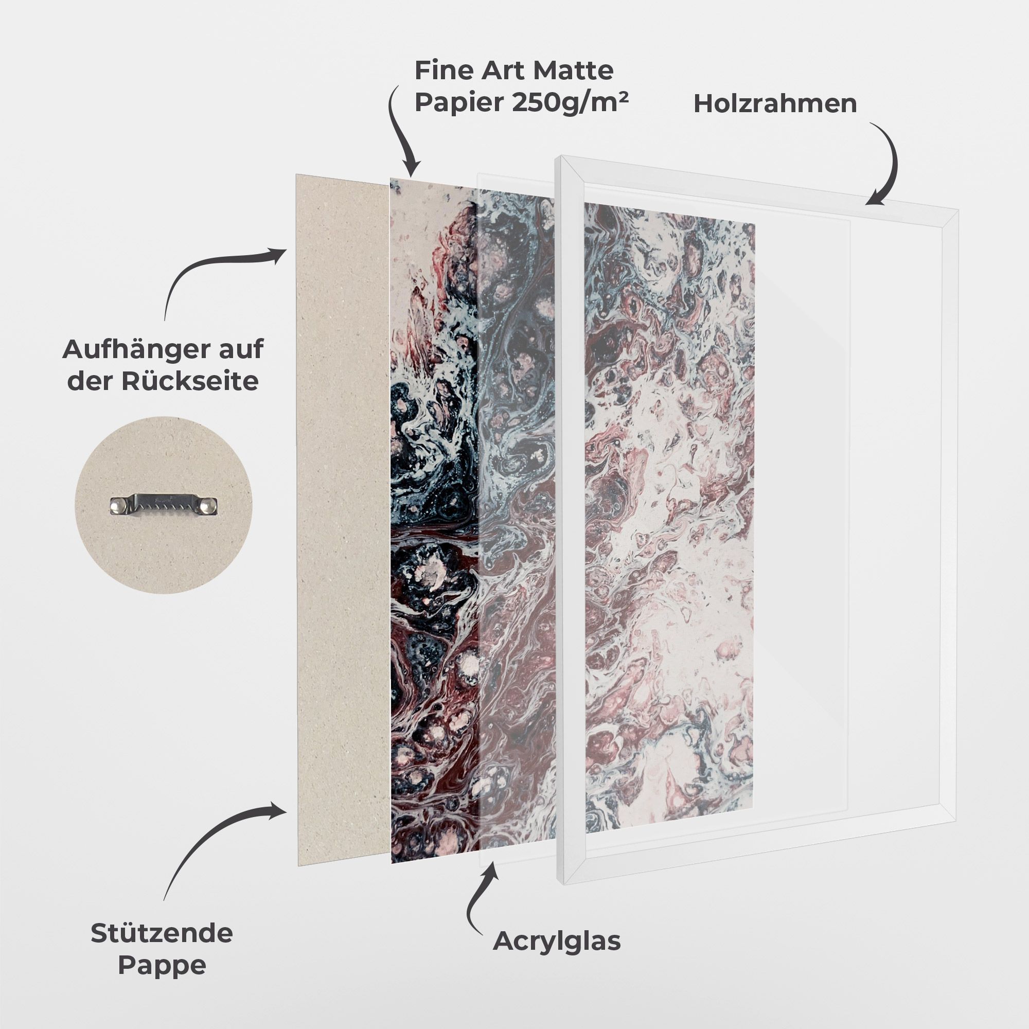 Abstract Dark Red mockup 1