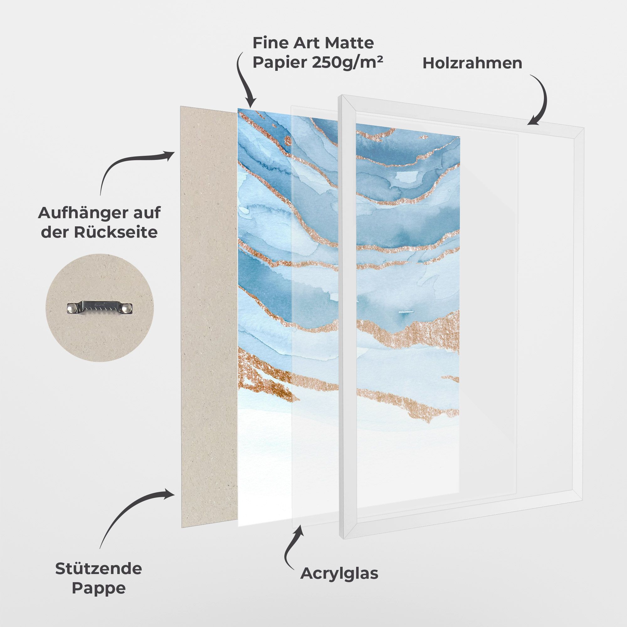 Golden Glitter Blue mockup 1