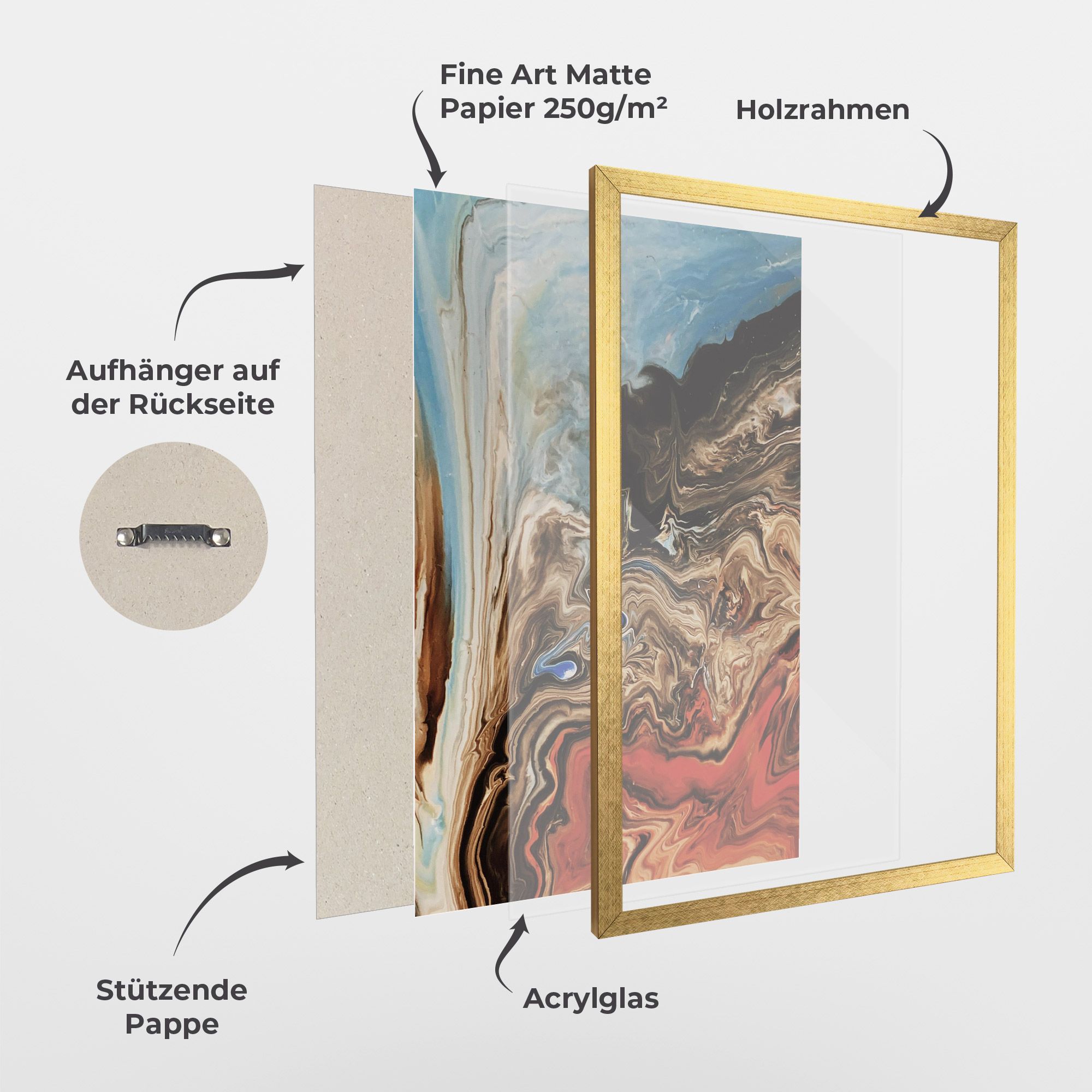 Abstract Waterfall mockup 1