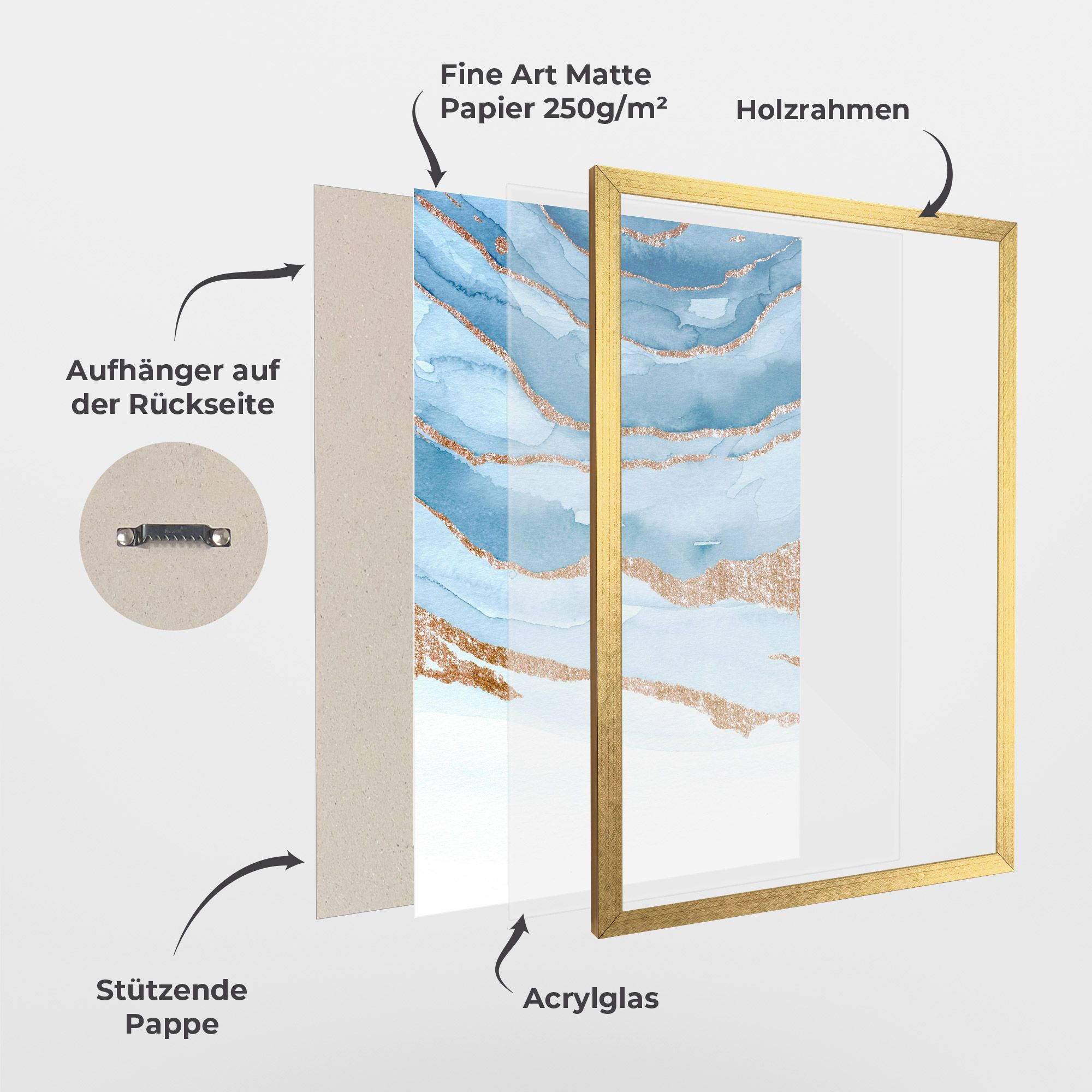 Golden Glitter Blue mockup 1