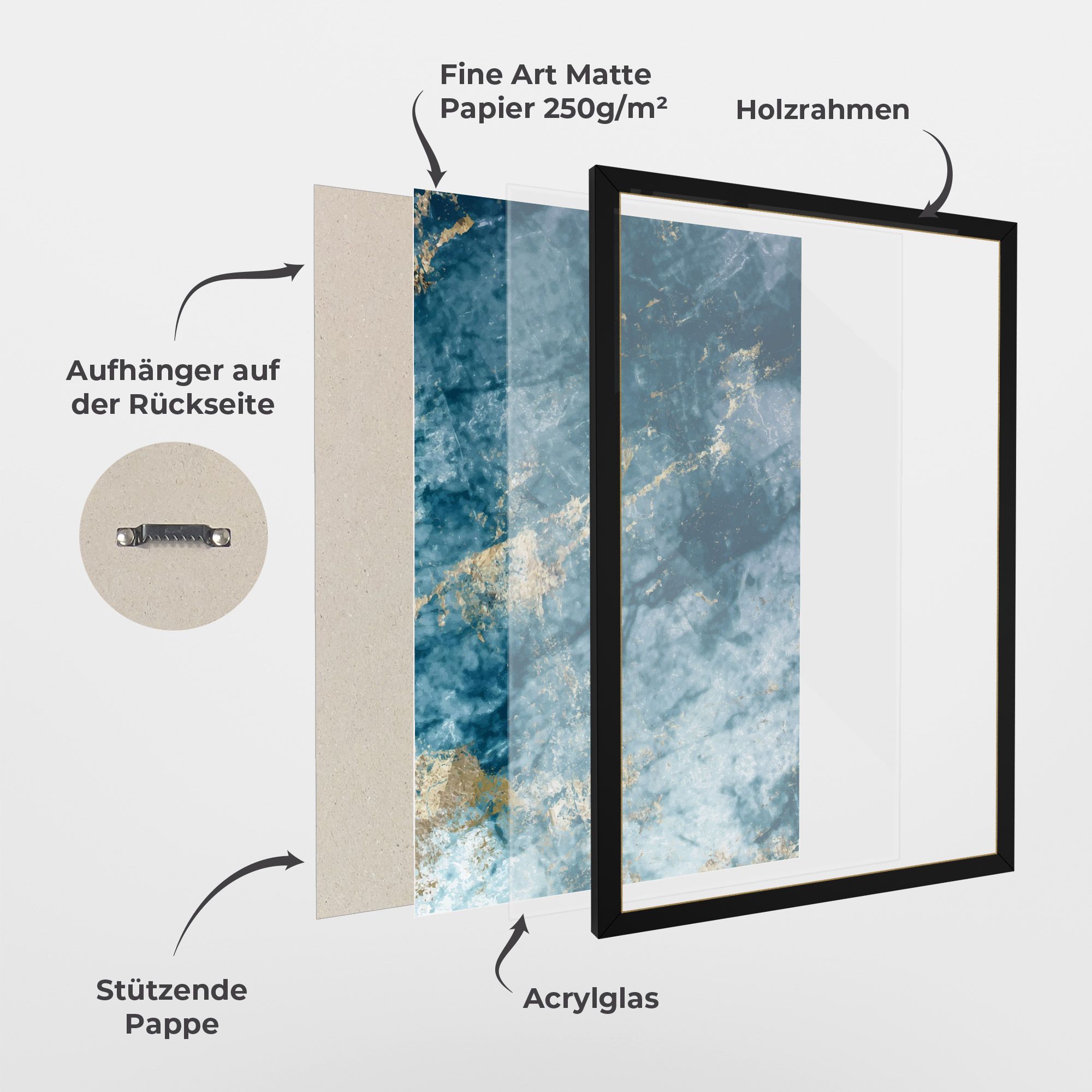 Blue Water Marble mockup 1