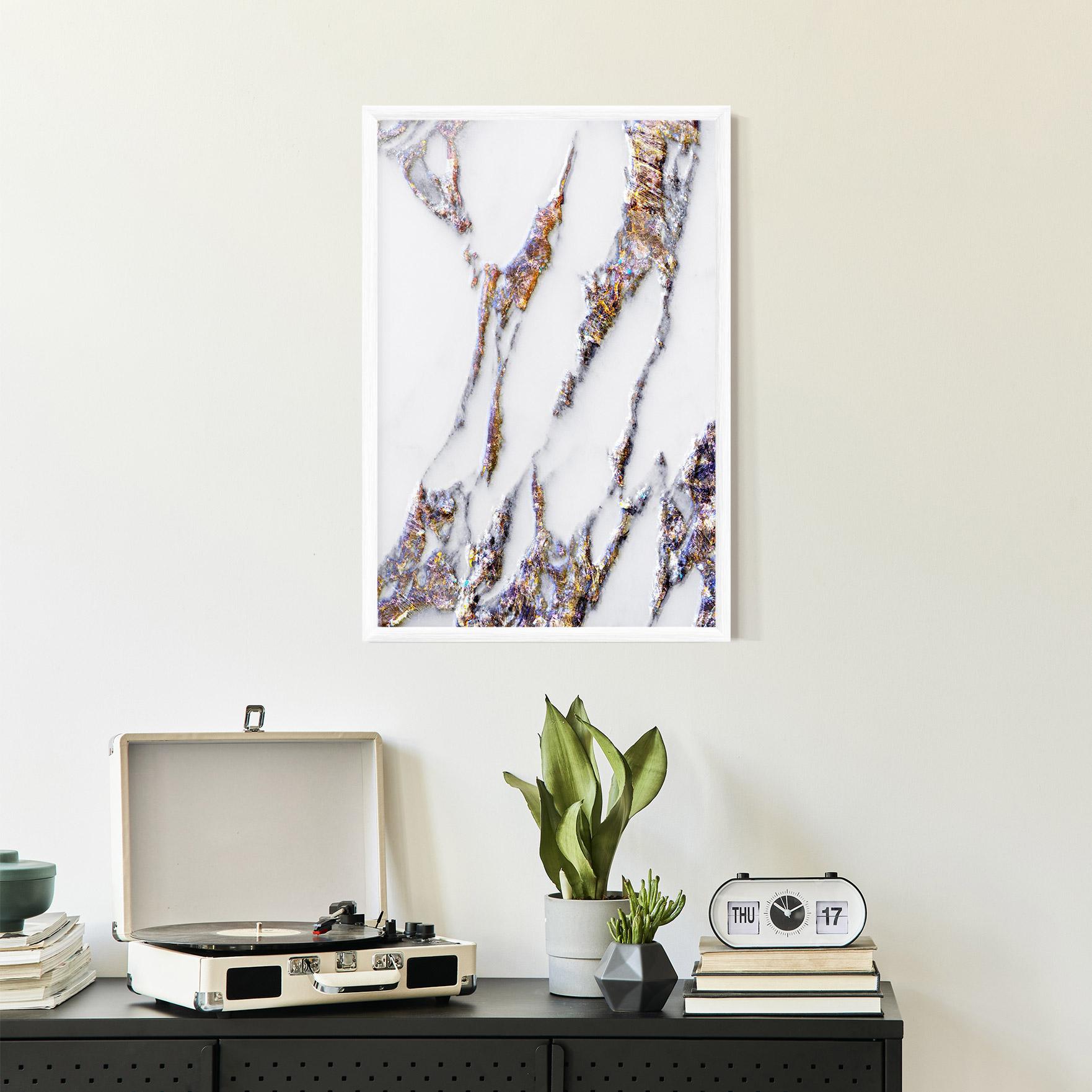 Gerahmte Poster Beautiful Color Marble mockup 2