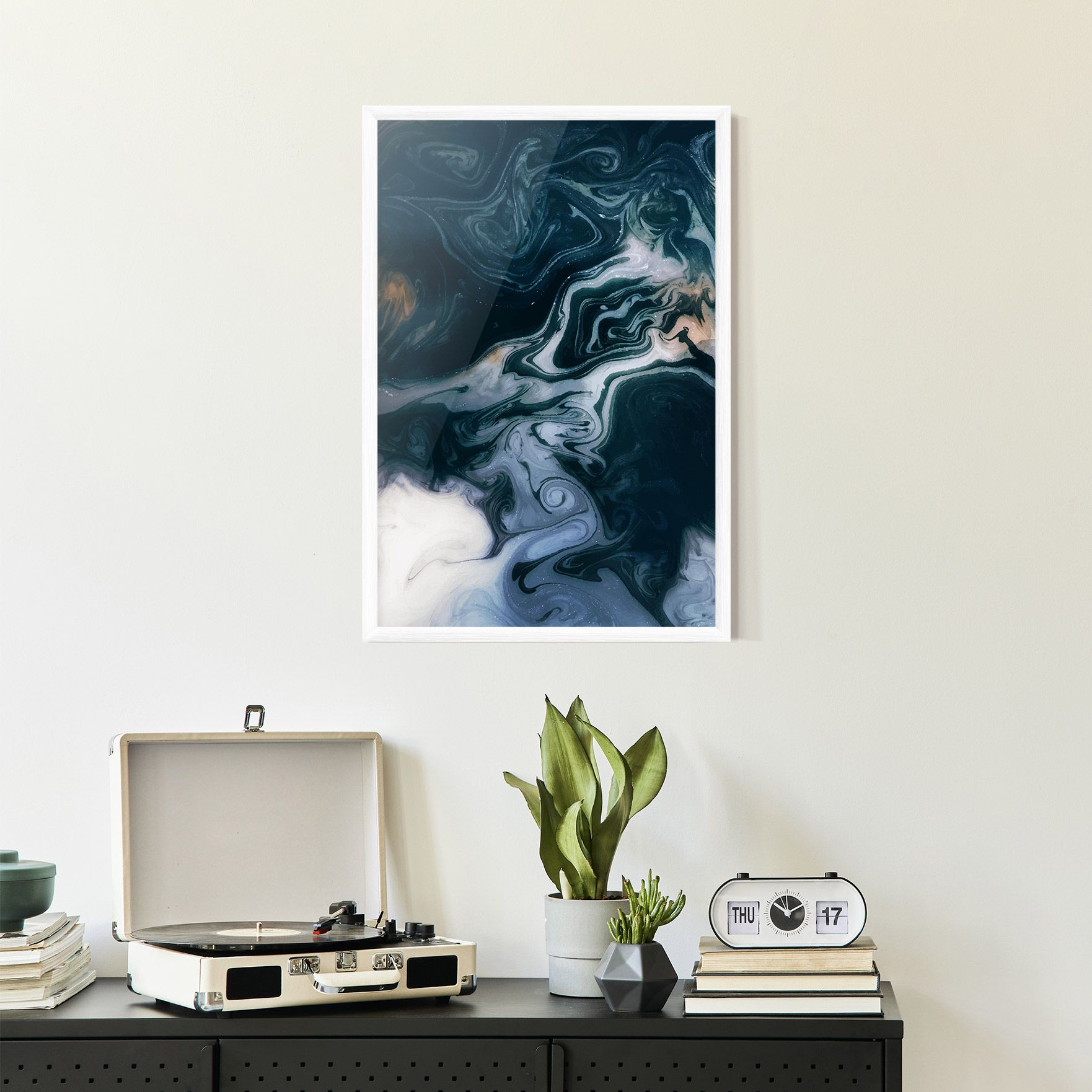 Dark Blue With White mockup 2