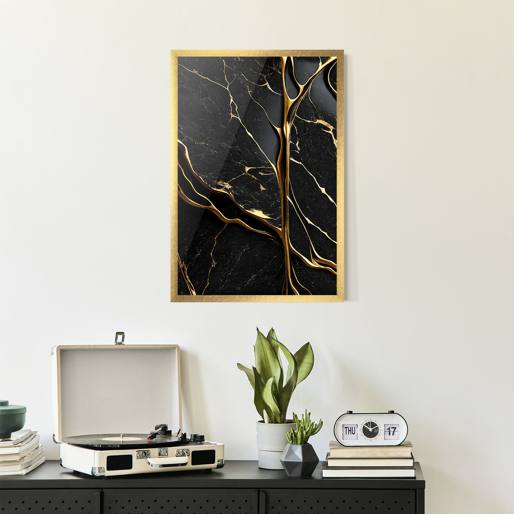 Black Square Marble mockup 2