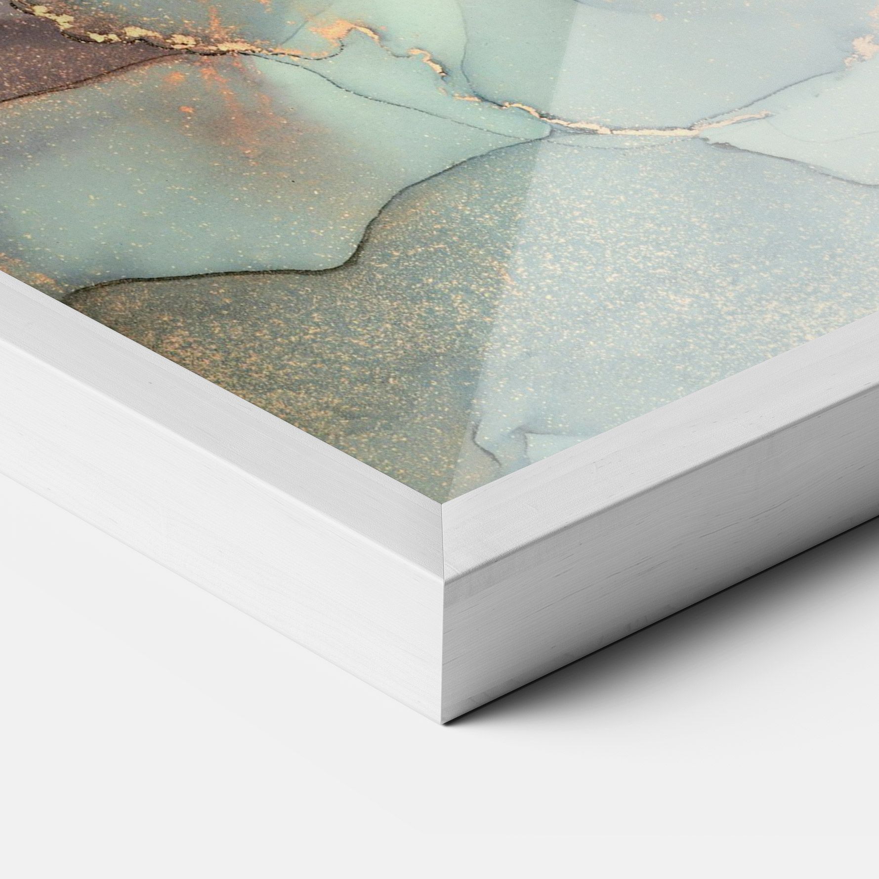 Abstract Turquoise Marble mockup 3