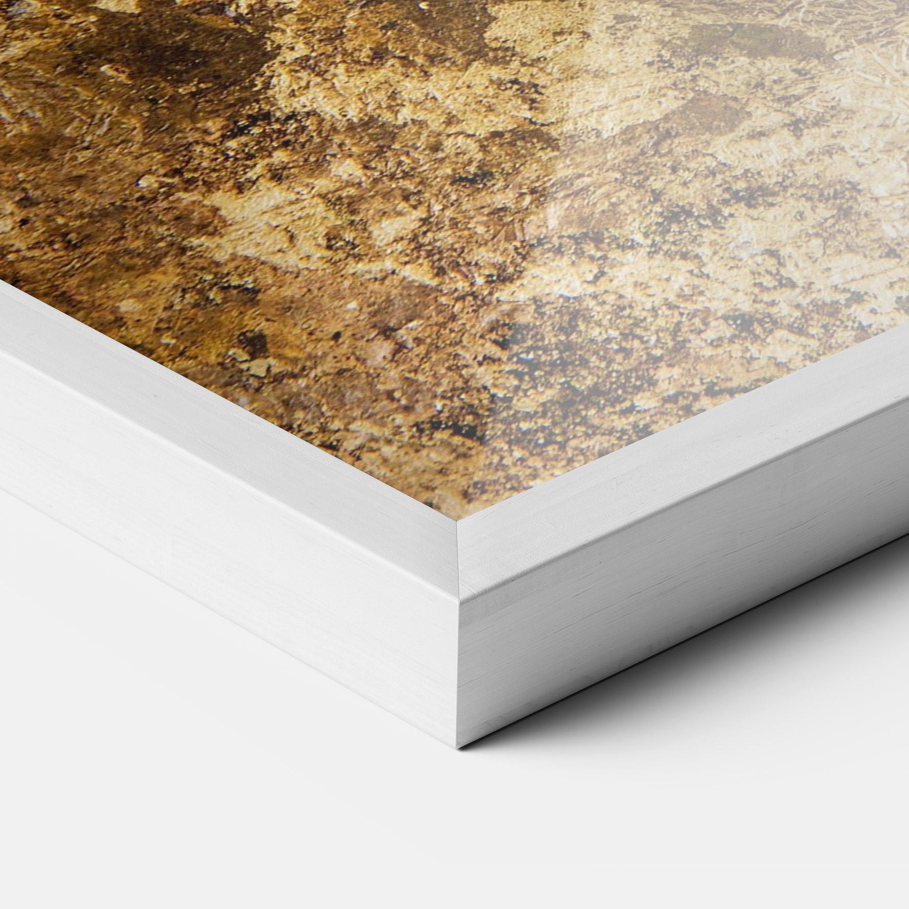 Gerahmte Poster Gold Dark Grey mockup 3