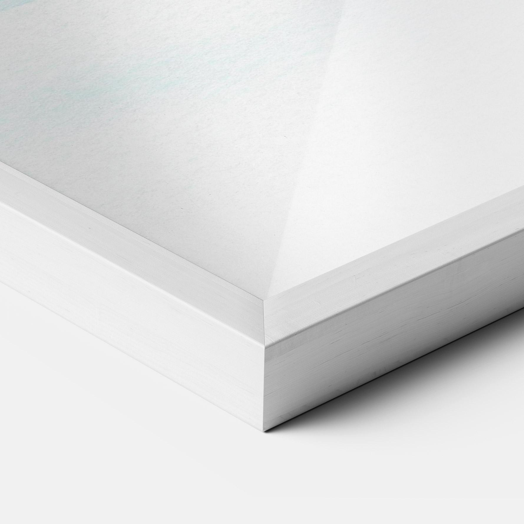 Gerahmte Poster Golden Glitter Blue mockup 3