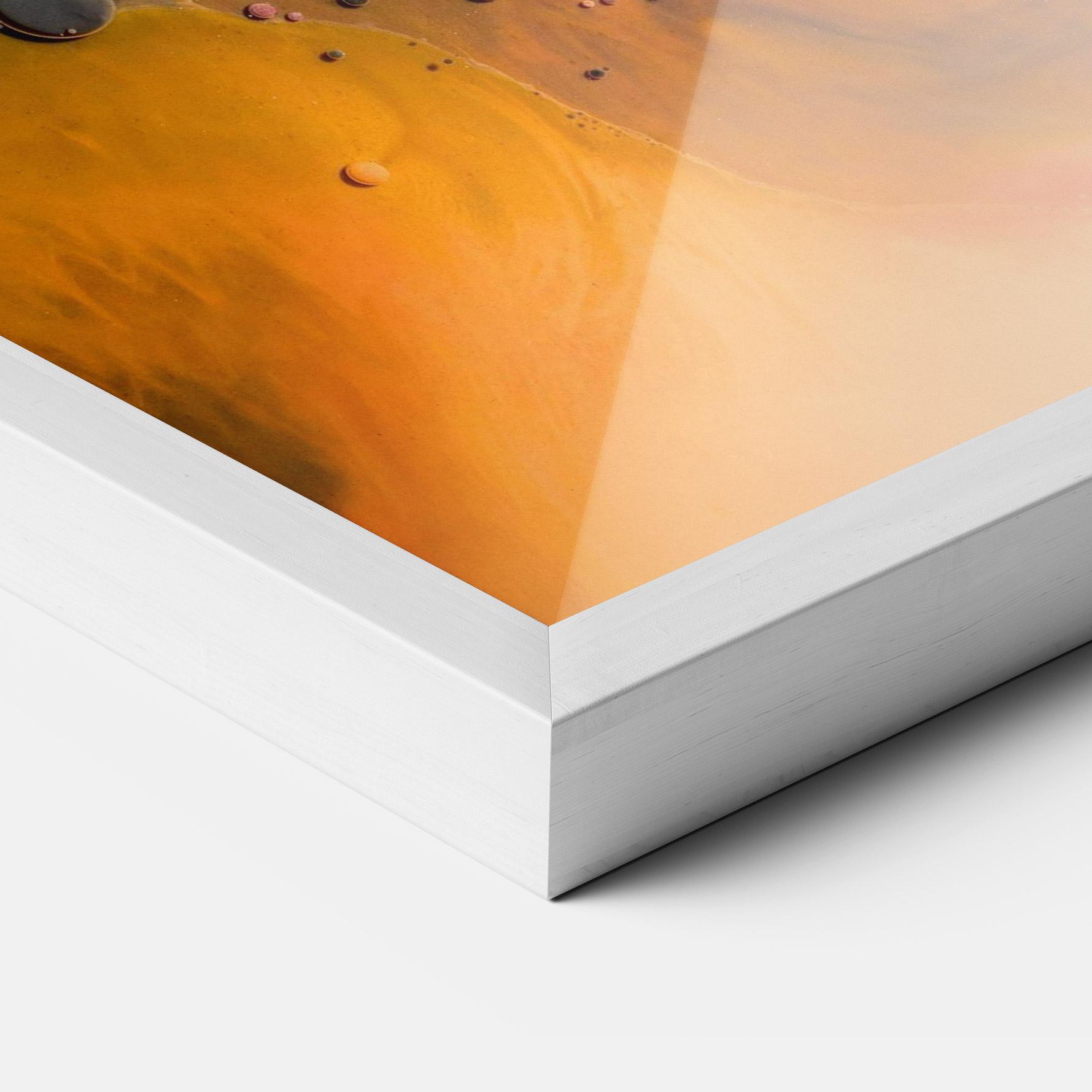 Gerahmte Poster Orange Shades mockup 3