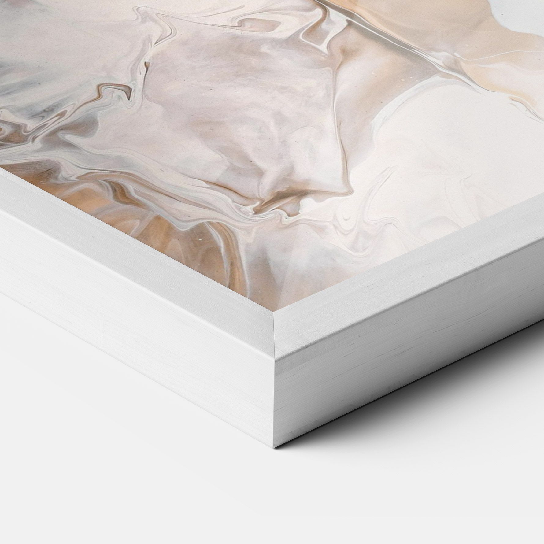 White Gold Abstract mockup 3