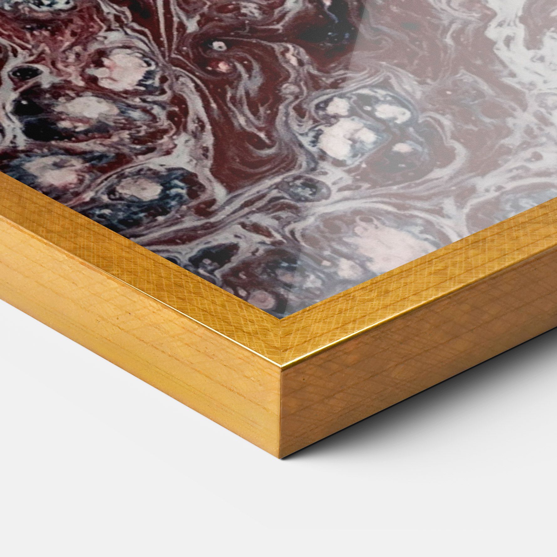 Abstract Dark Red mockup 3