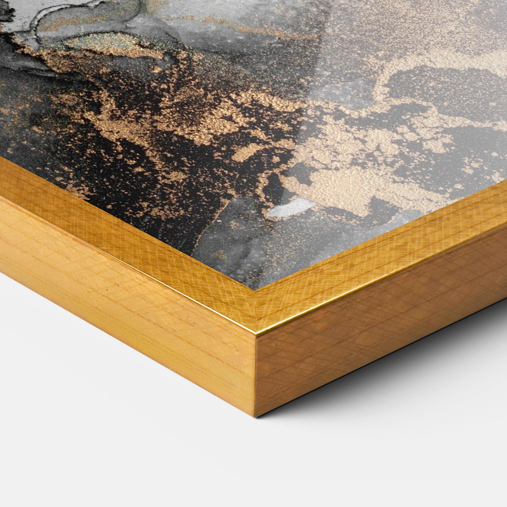 Grey Gold Marble mockup 3