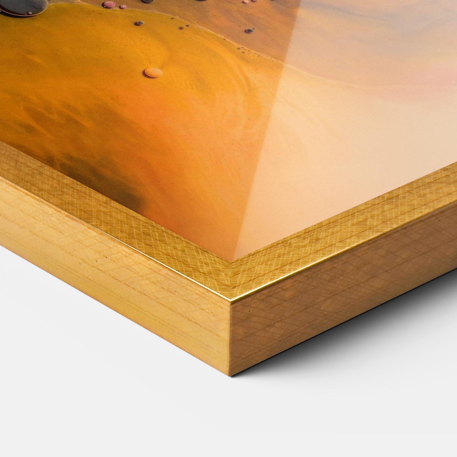 Gerahmte Poster Orange Shades mockup 3