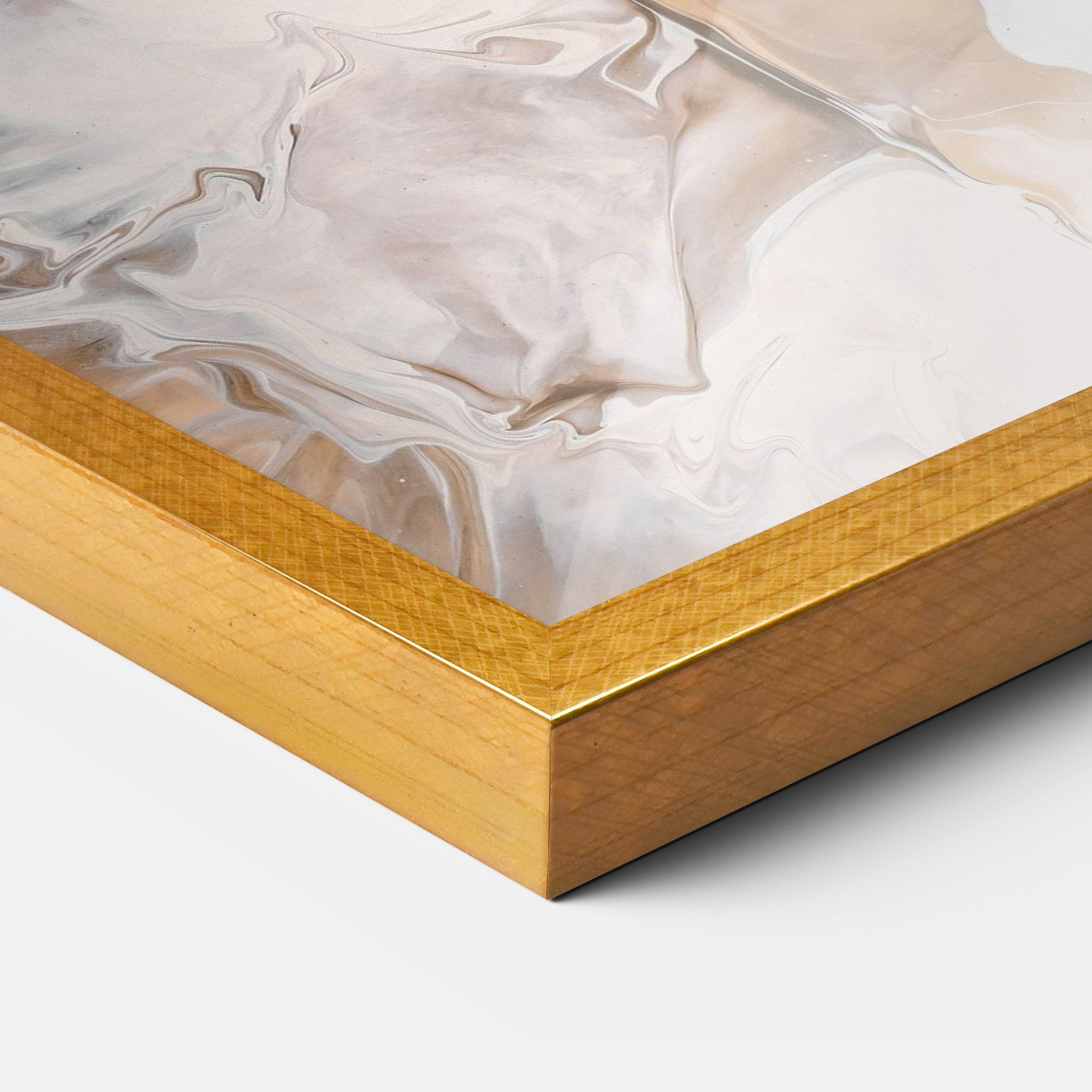 White Gold Abstract mockup 3