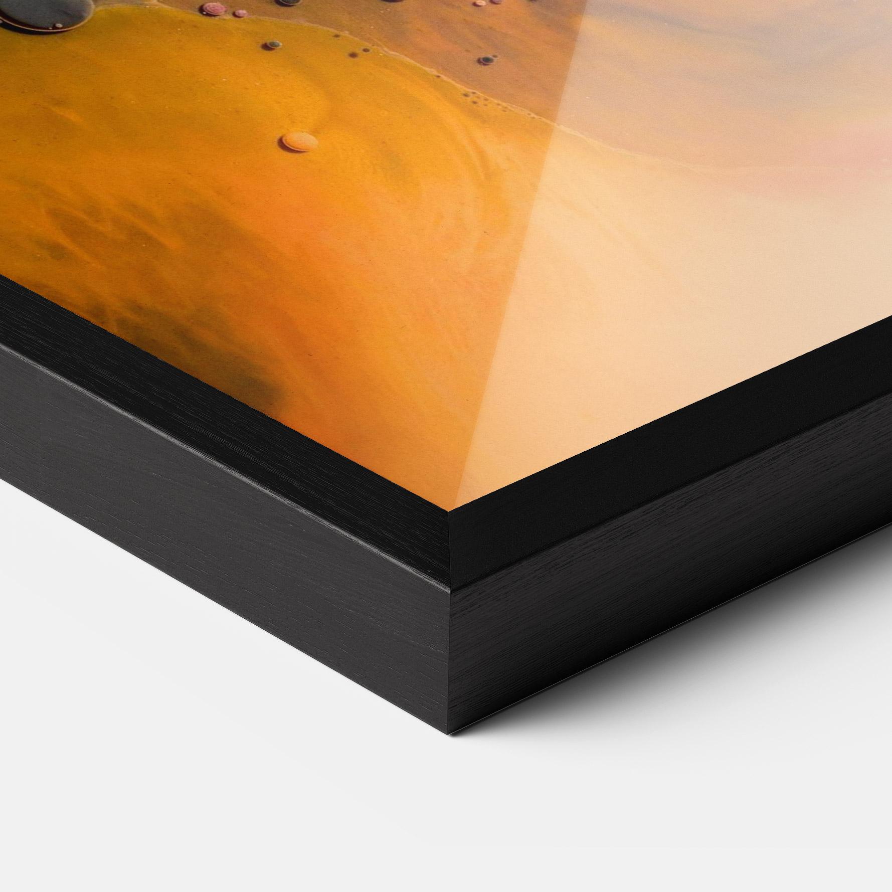 Gerahmte Poster Orange Shades mockup 3