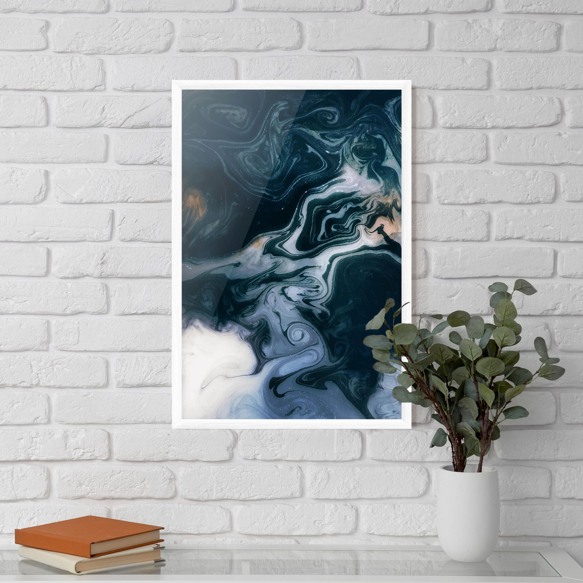 Dark Blue With White mockup 5