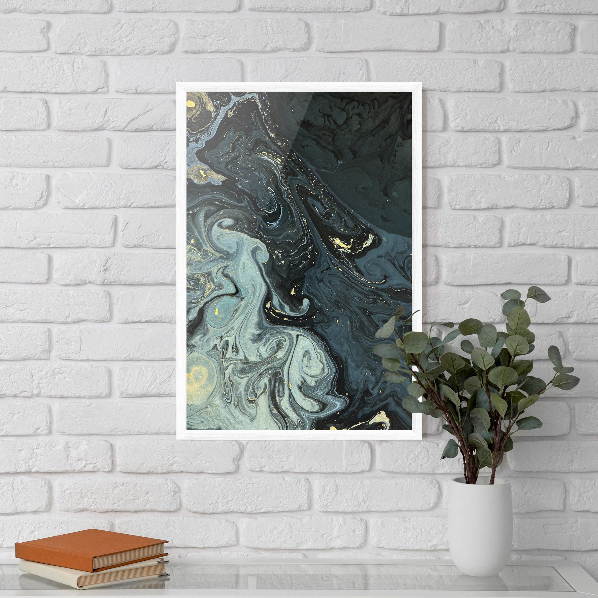 Dark Green Painting mockup 5