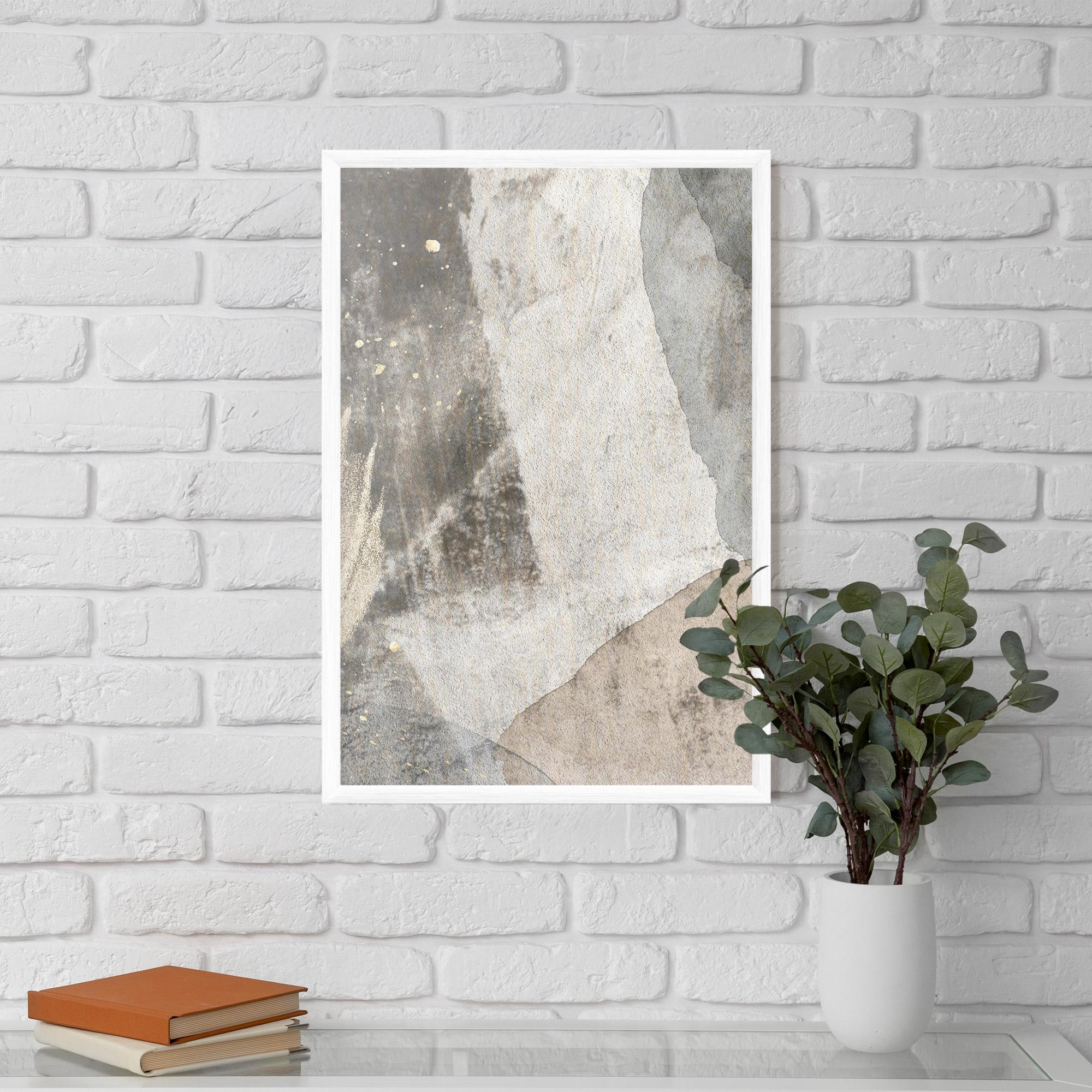 Gerahmte Poster Light Cream Marble mockup 5