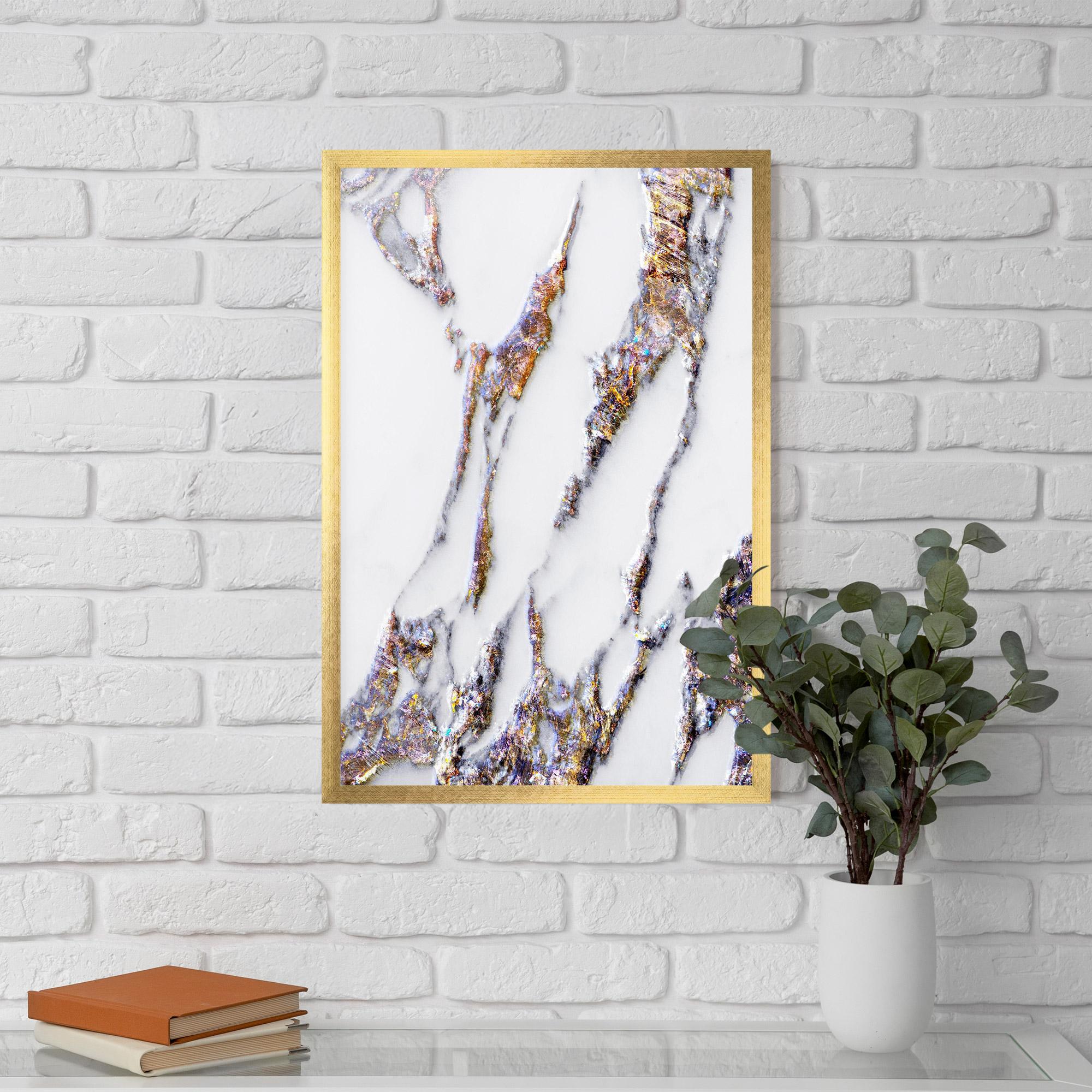 Gerahmte Poster Beautiful Color Marble mockup 5