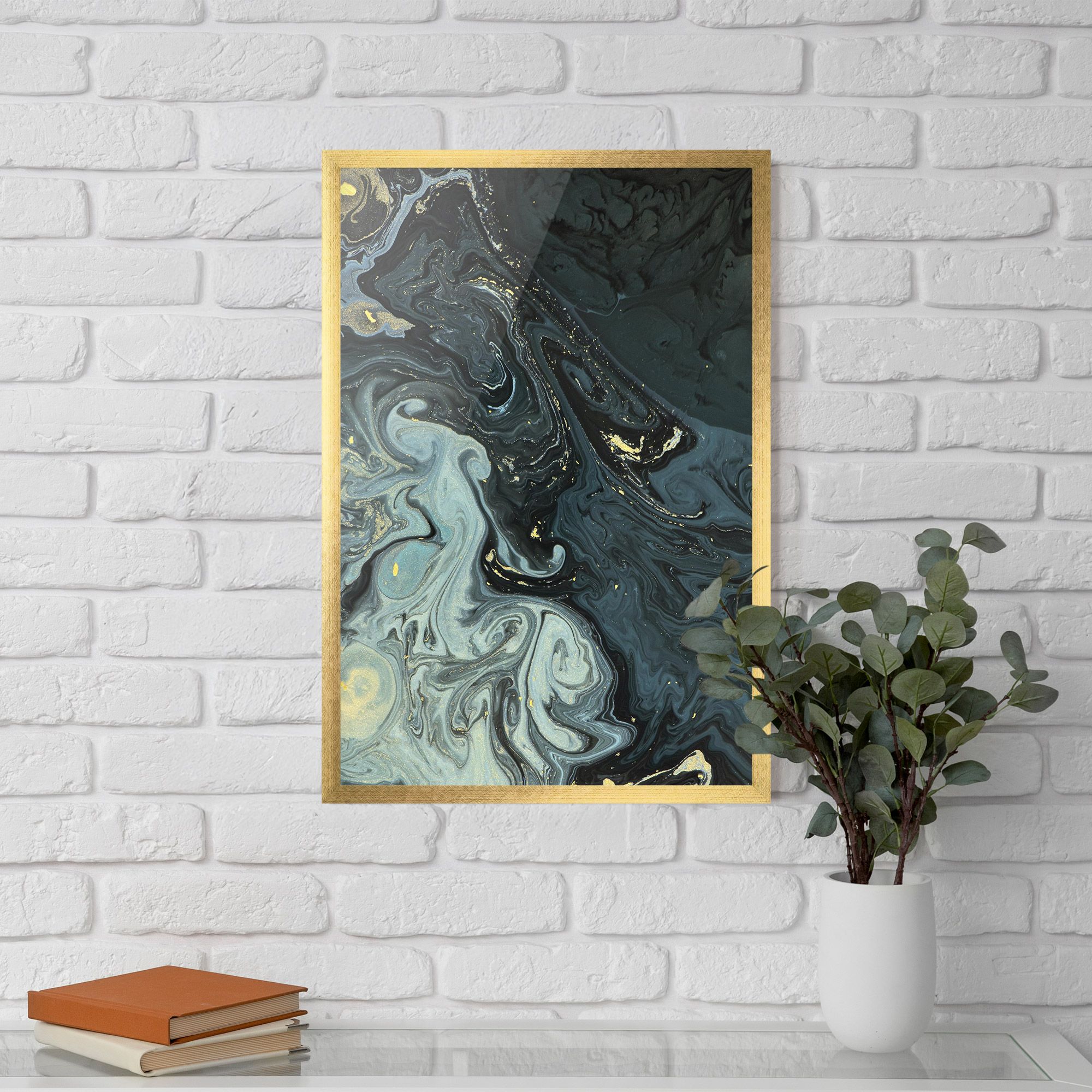 Dark Green Painting mockup 5