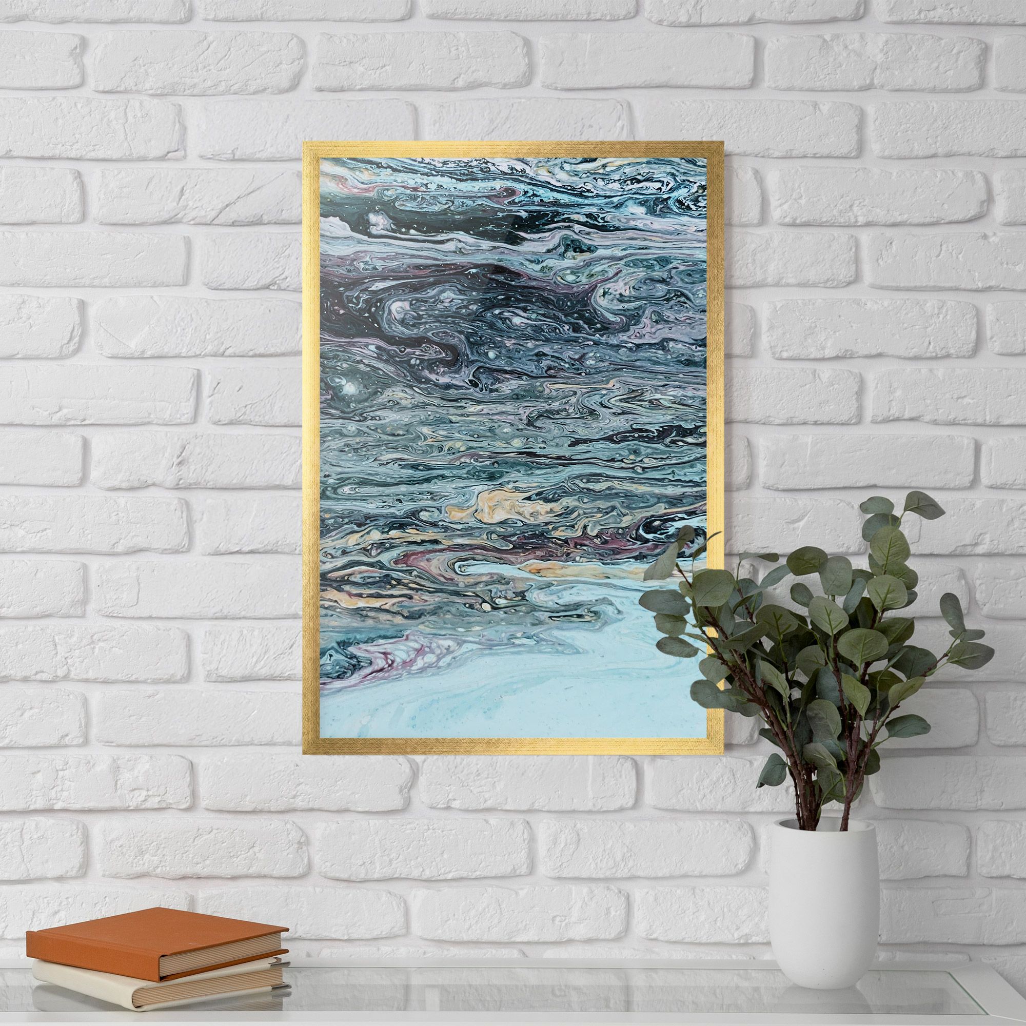 Light Blue Abstract mockup 5