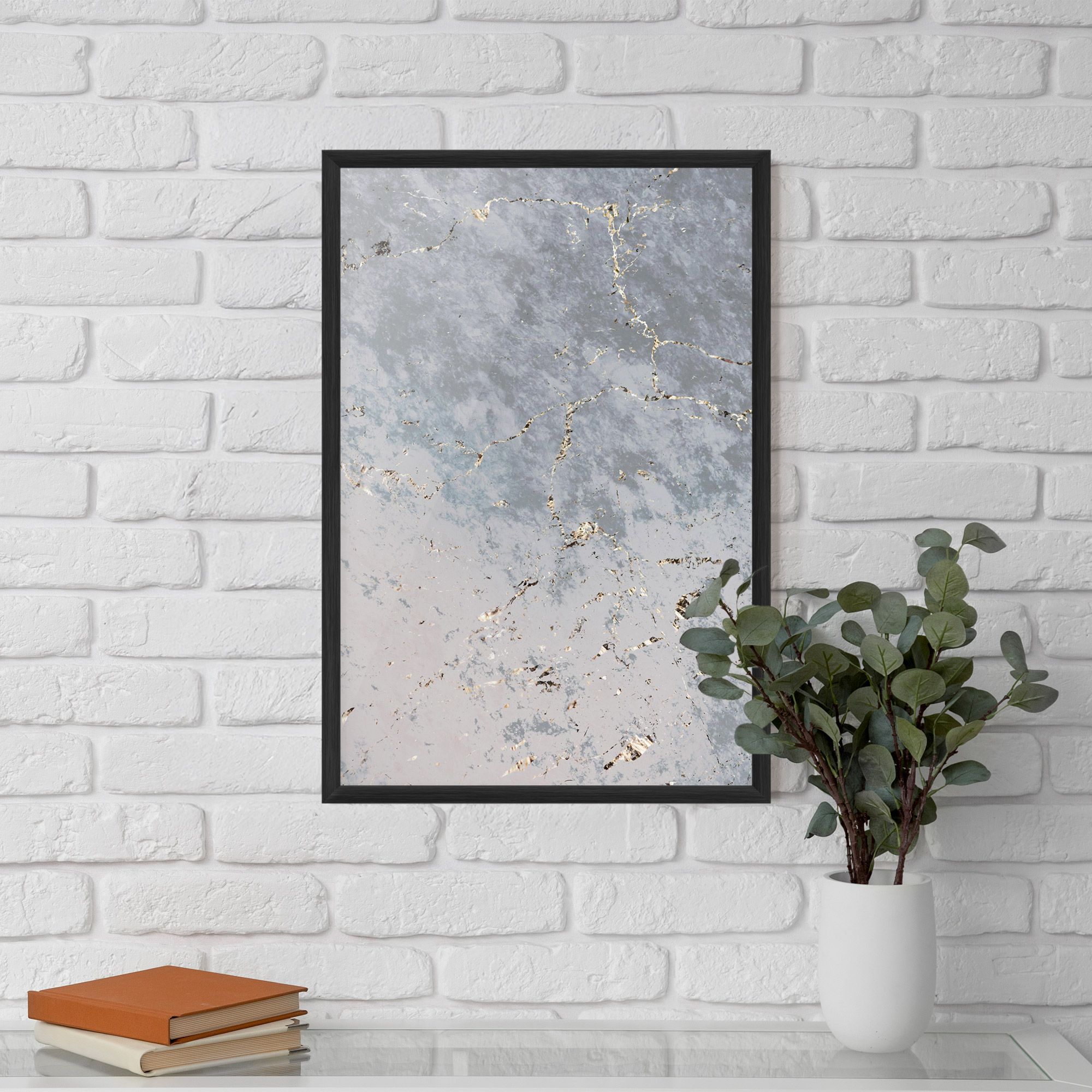 Light Blue Golden Lines mockup 5