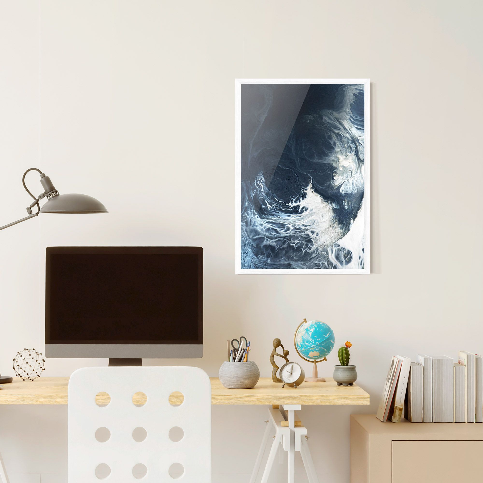 Dark Blue Wave mockup 6