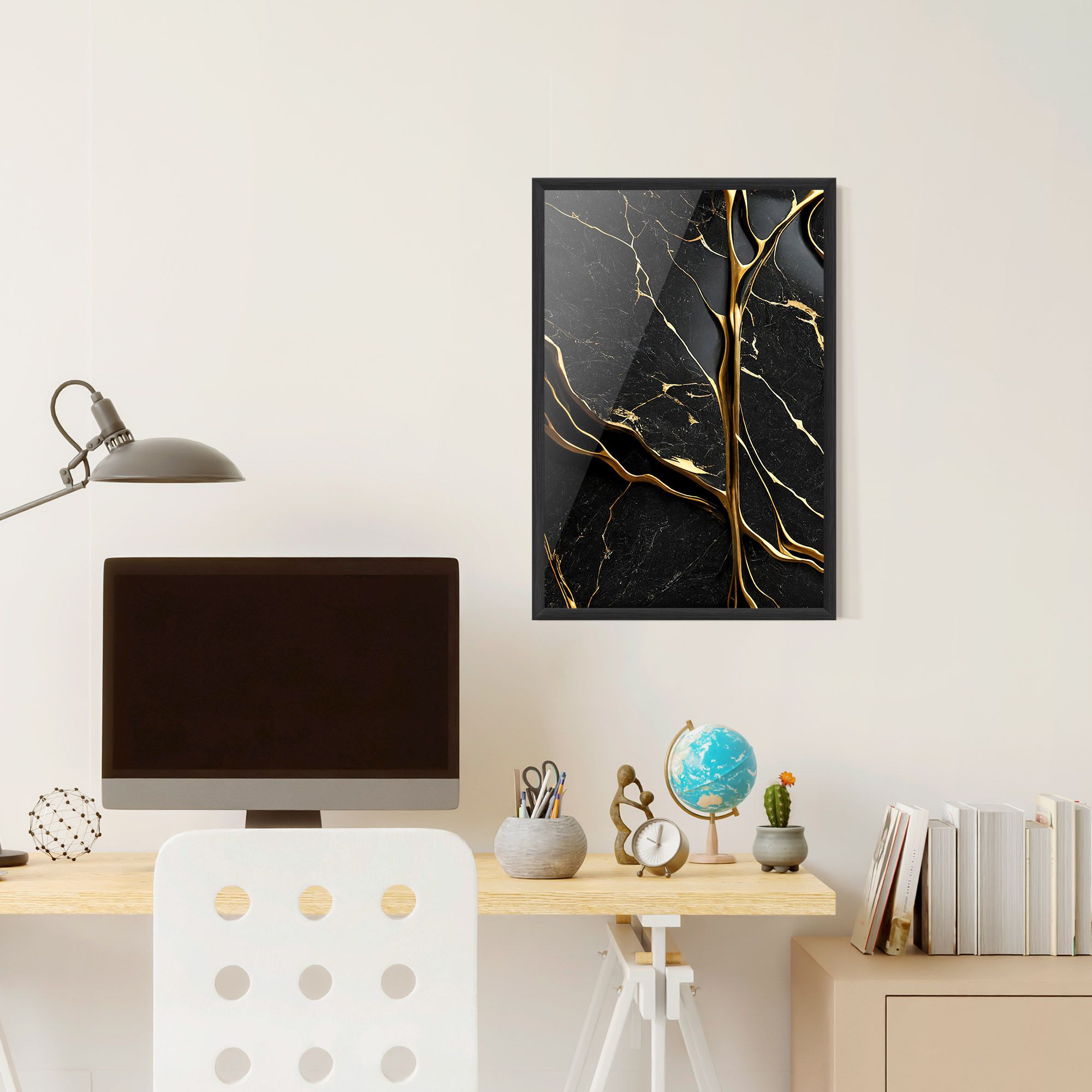 Black Square Marble mockup 6