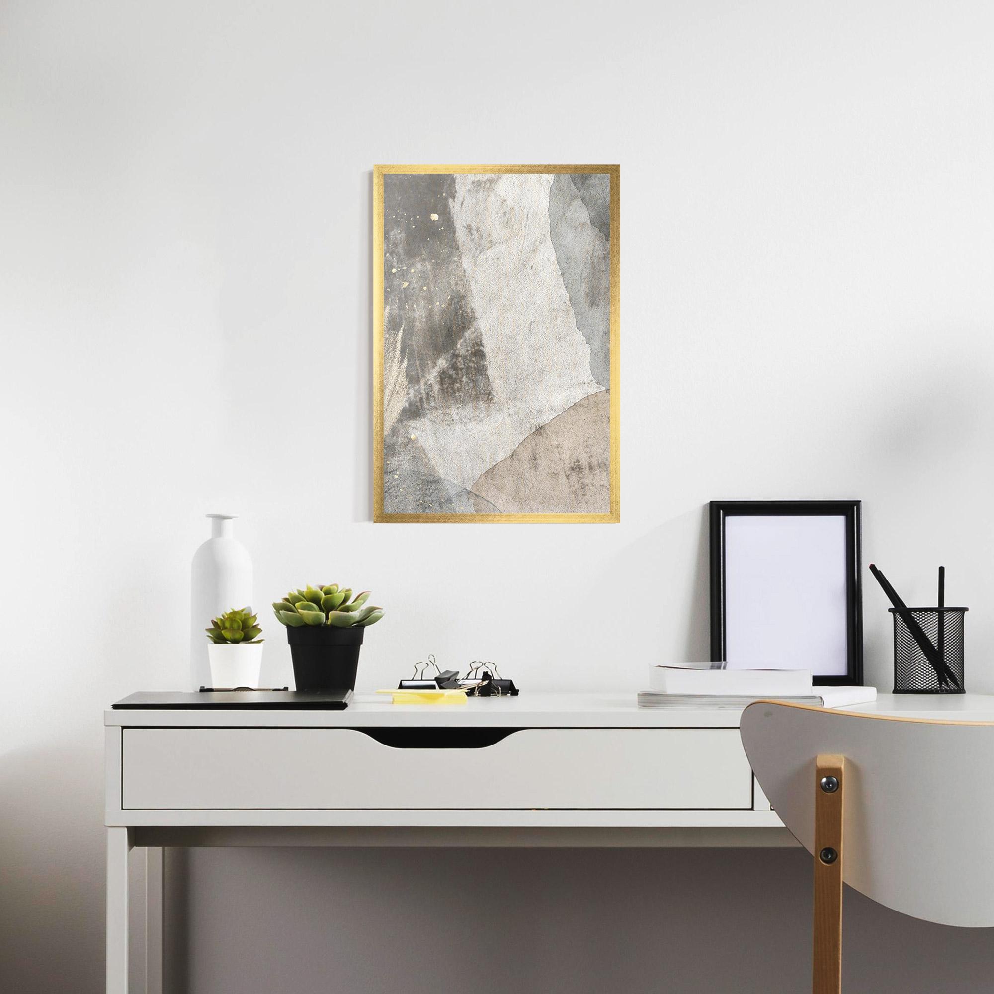 Gerahmte Poster Light Cream Marble mockup 7