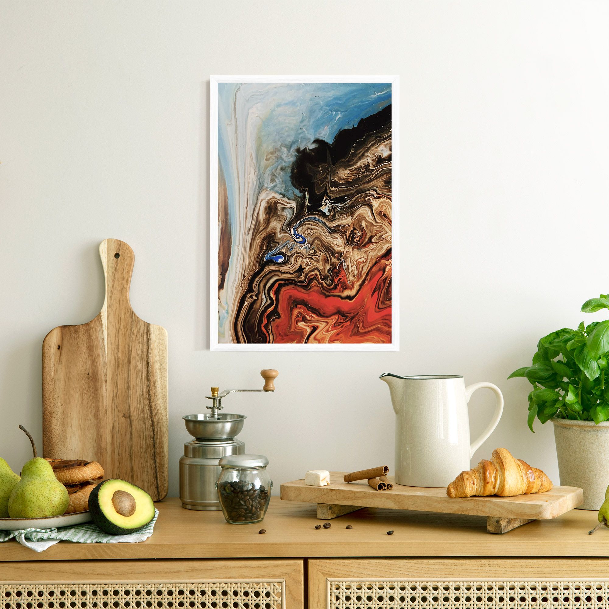 Abstract Waterfall mockup 8