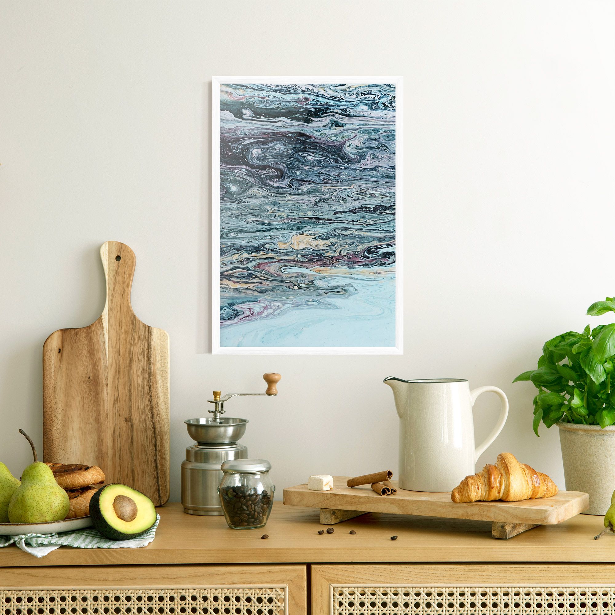 Light Blue Abstract mockup 8